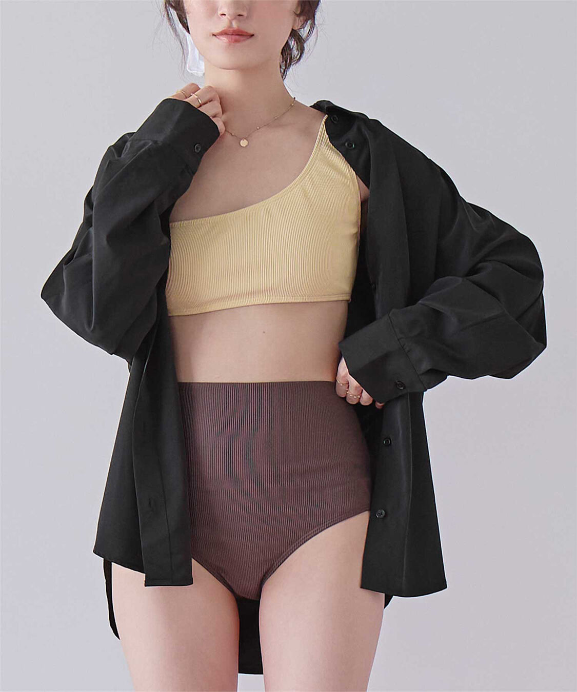 SEA DRESS「ドルマンオーバーサイズシャツ」|その他|ブラック