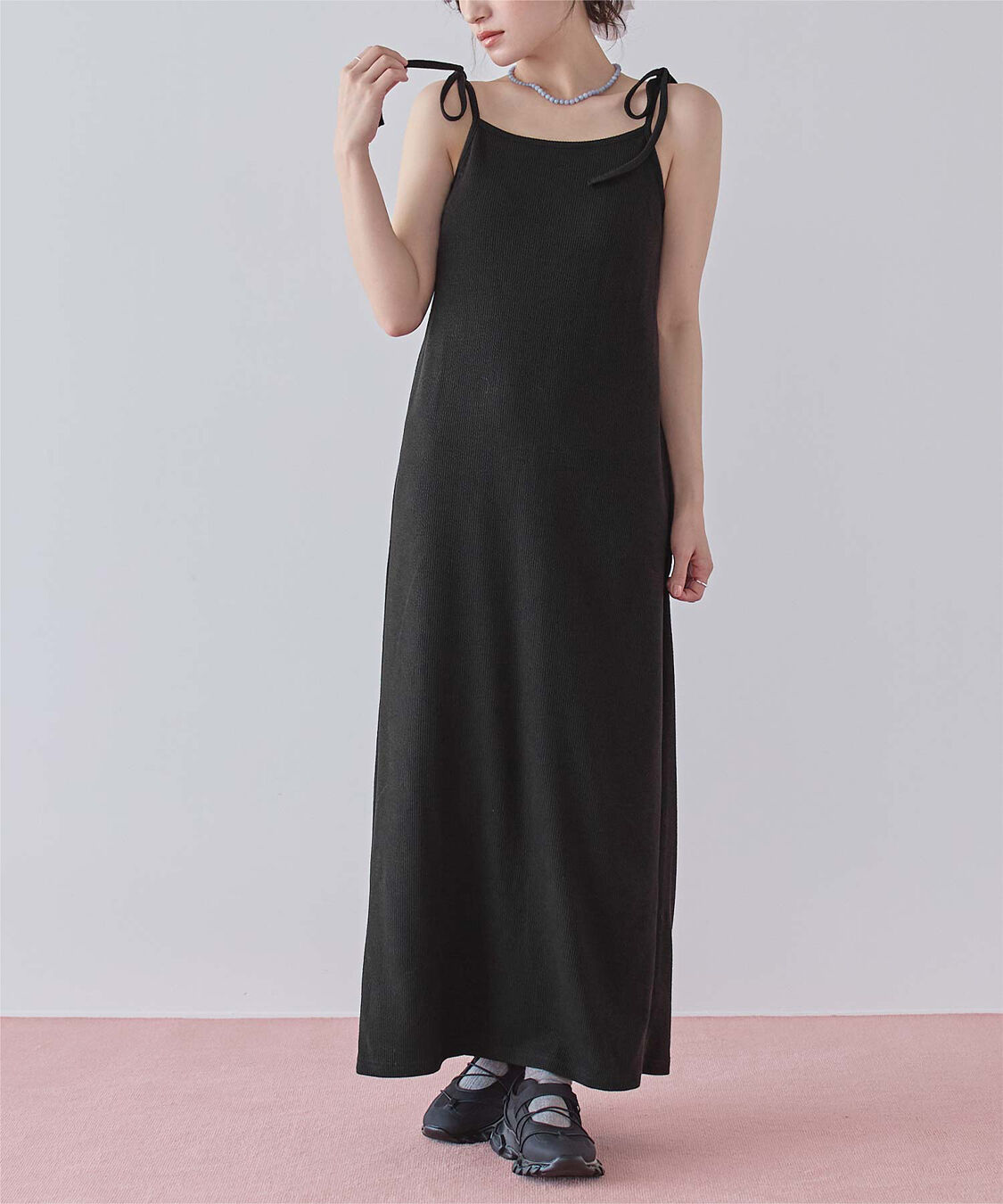 SEA DRESS「カップ付キャミソールワンピース/ラッシュガード」|その他|ブラック