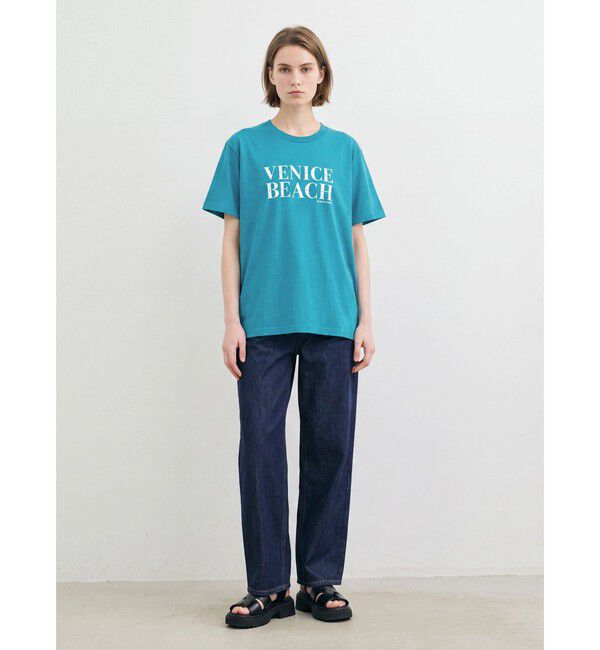 MARMARMAR「MARMARMAR プリントT (VENICE)」|Tシャツ・カットソー|ブルー&times;ホワイト