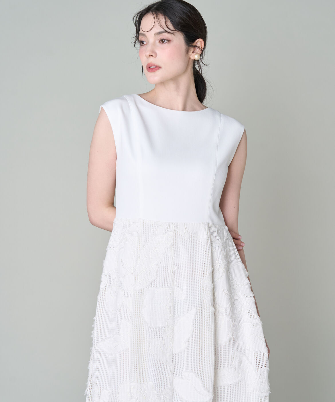 la veille by SUPERIOR CLOSET「異素材ワンピース」|ワンピース|