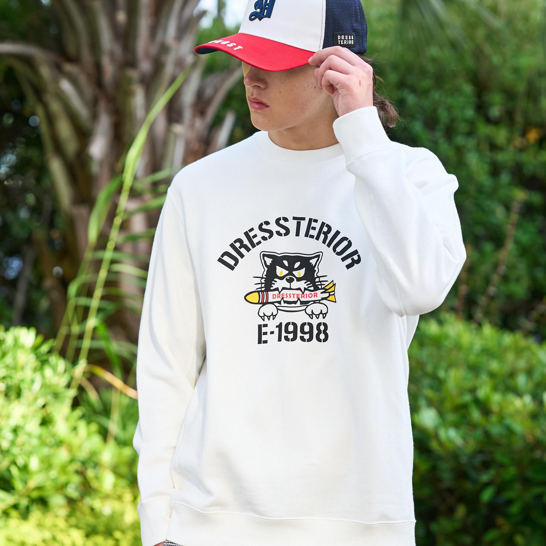 DRESSTERIOR「◆ミサイルキャット スウェットクルーネックTシャツ」|Tシャツ・カットソー|