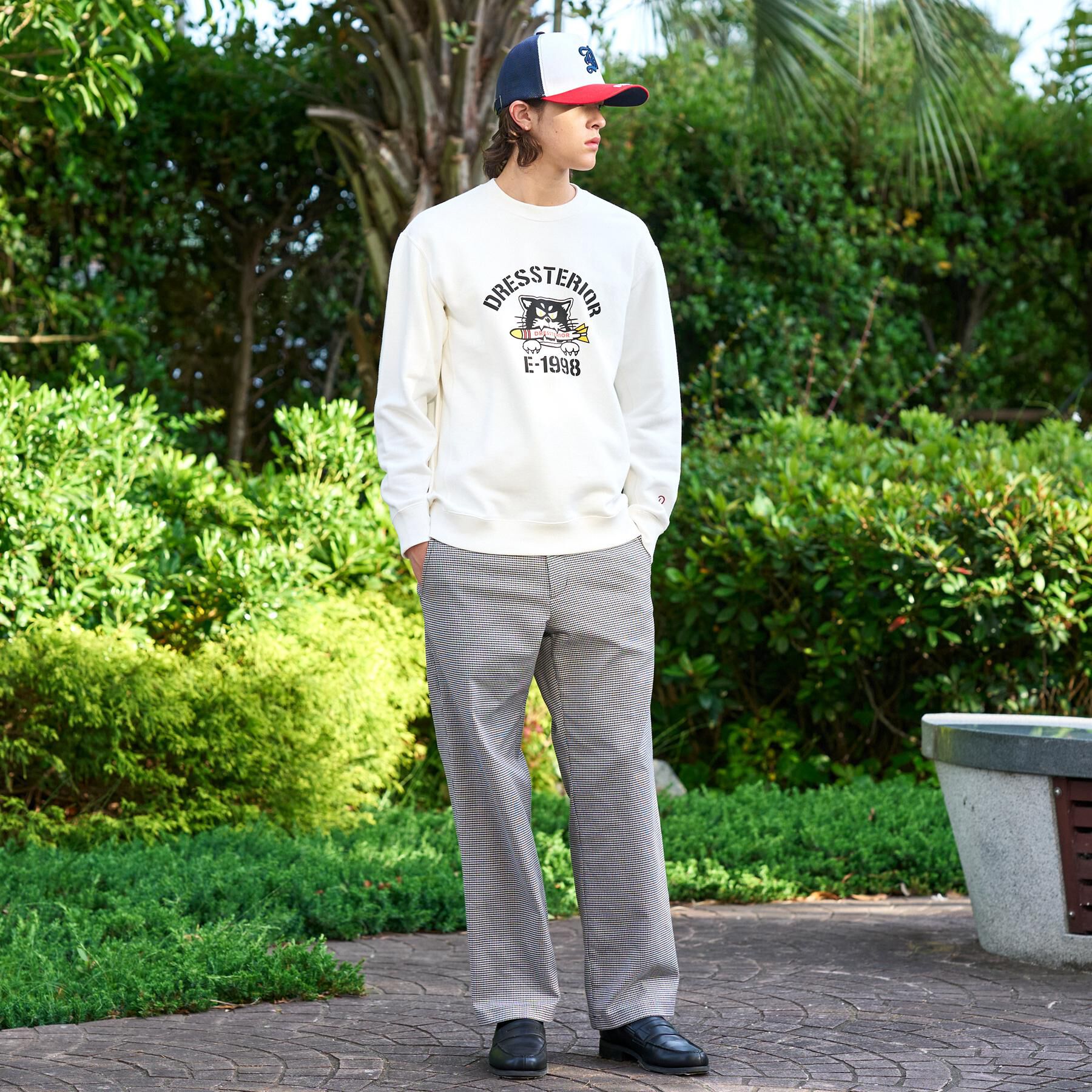 DRESSTERIOR「◆ミサイルキャット スウェットクルーネックTシャツ」|Tシャツ・カットソー|