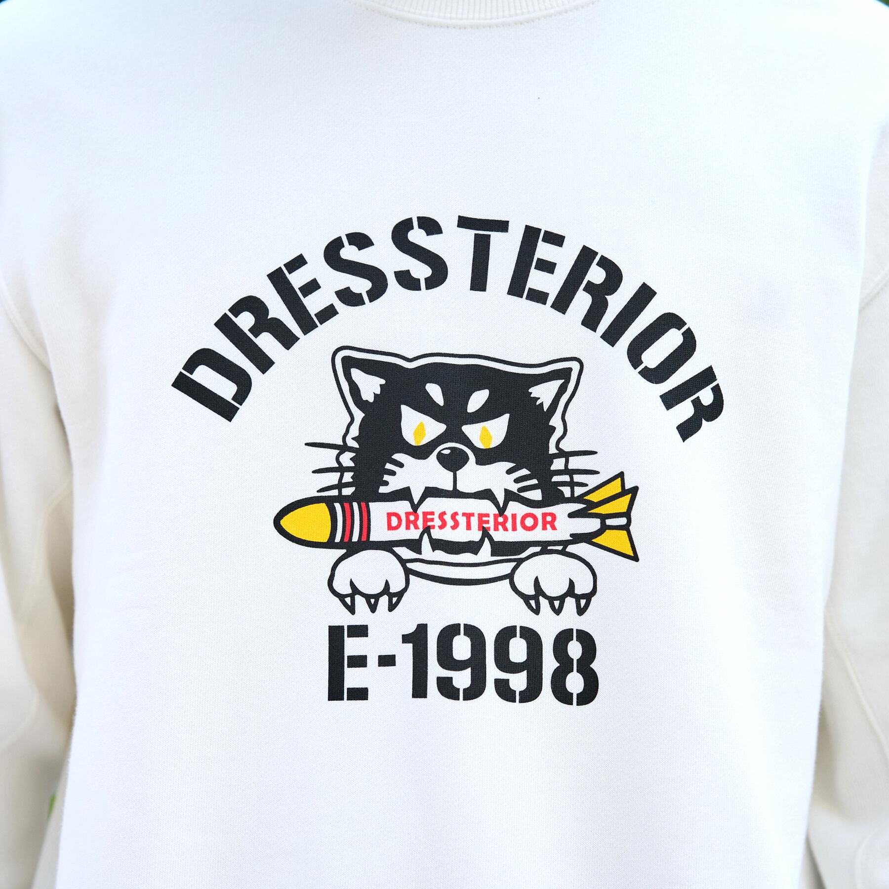 DRESSTERIOR「◆ミサイルキャット スウェットクルーネックTシャツ」|Tシャツ・カットソー|