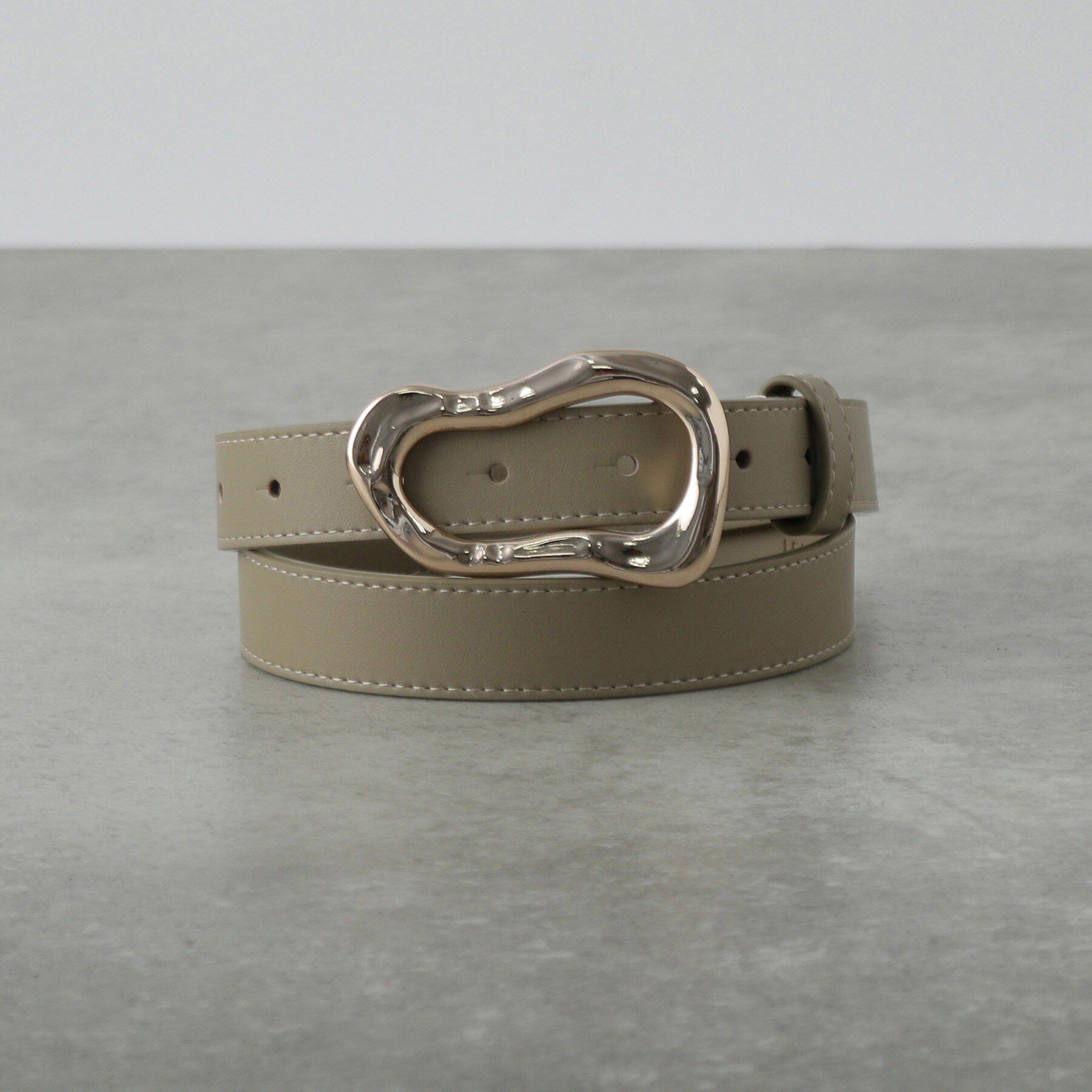 GALLEST「【LE VERNIS】Poire belt」|ベルト|モカブラウン(042