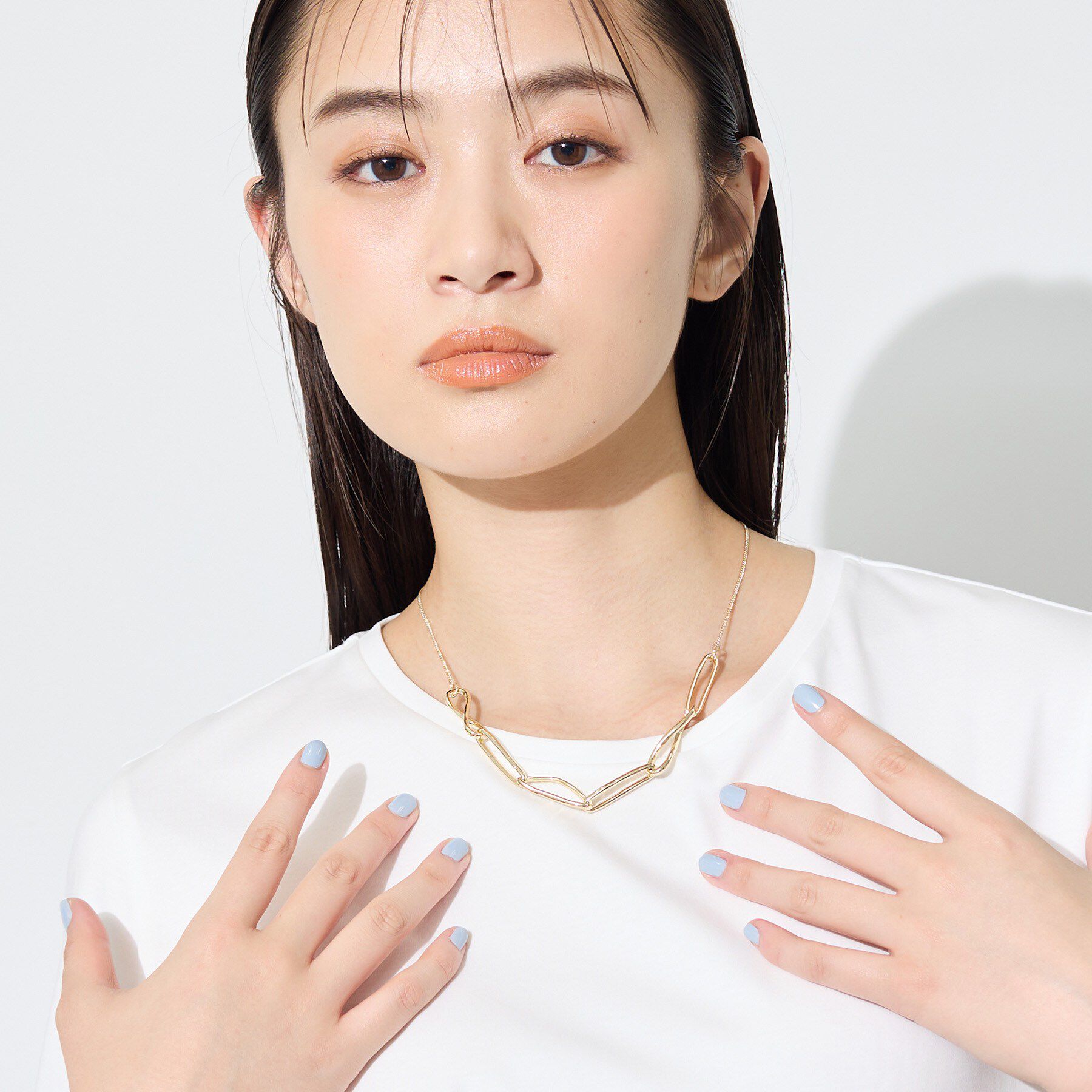 INDIVI「ニュアンスチェーン ネックレス」|ネックレス|