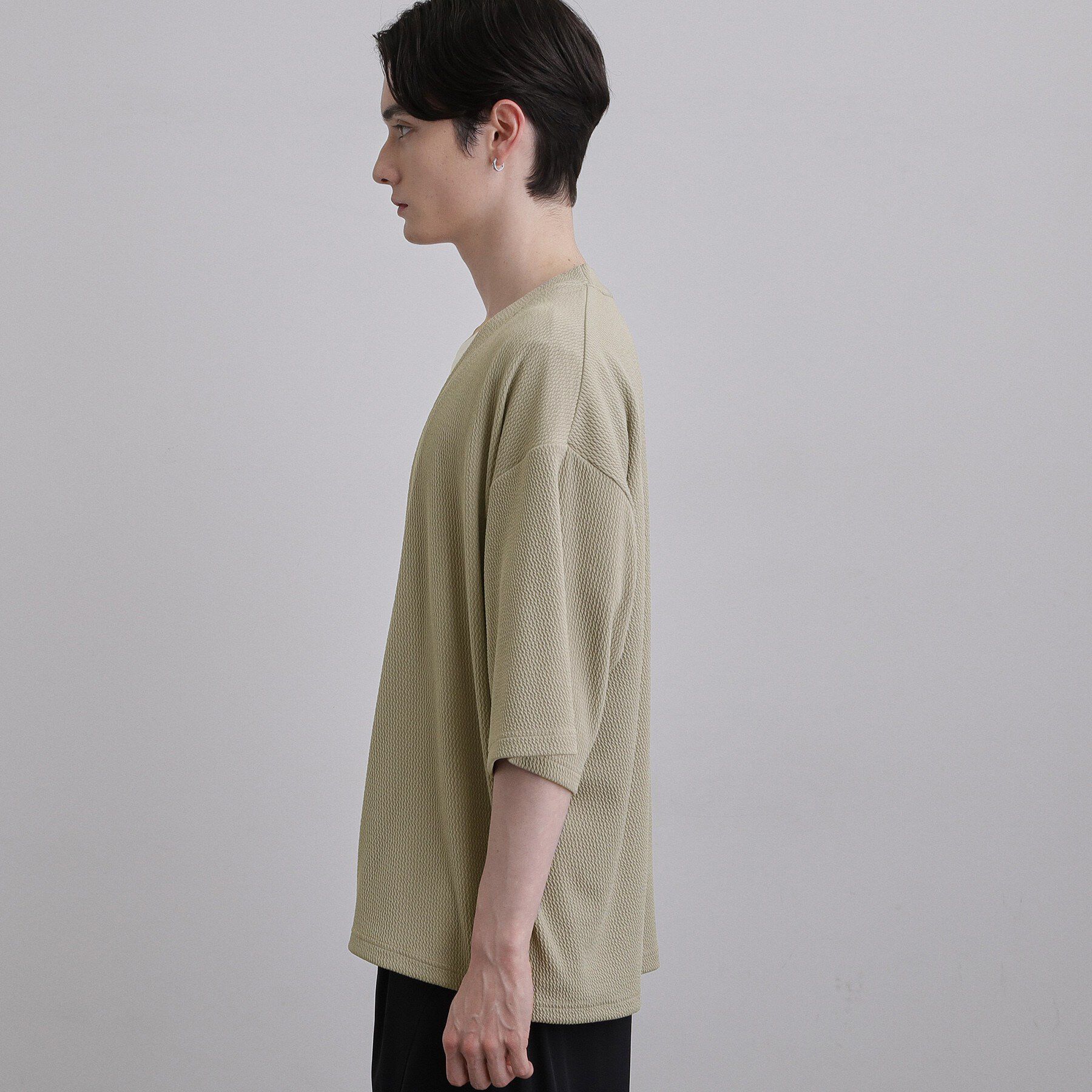 tk.TAKEO KIKUCHI「【2点セット】5分袖ボレロアンサンブル」|Tシャツ・カットソー|