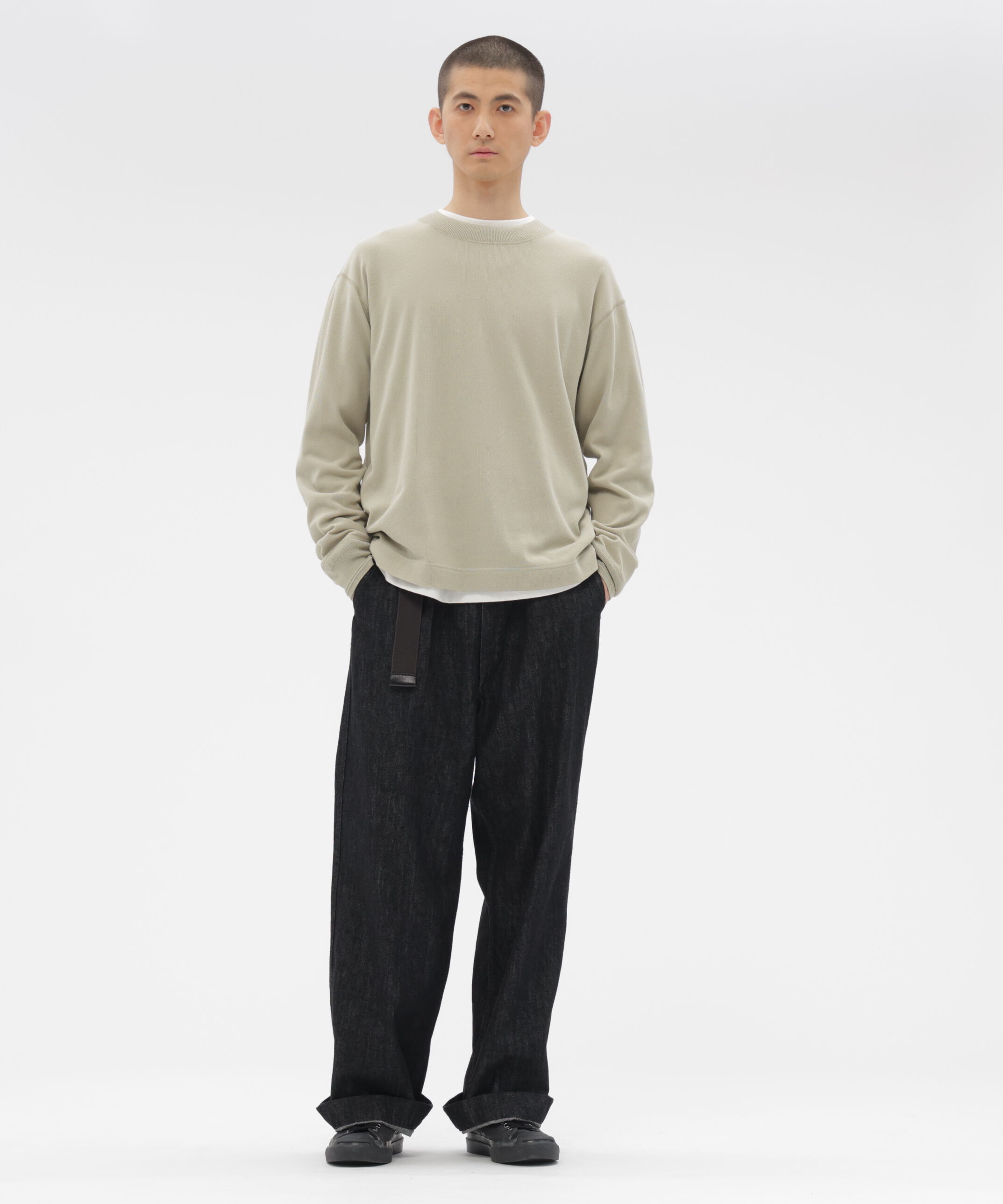 MHL.「FINE COTTON RIB JERSEY TOP」|Tシャツ・カットソー|