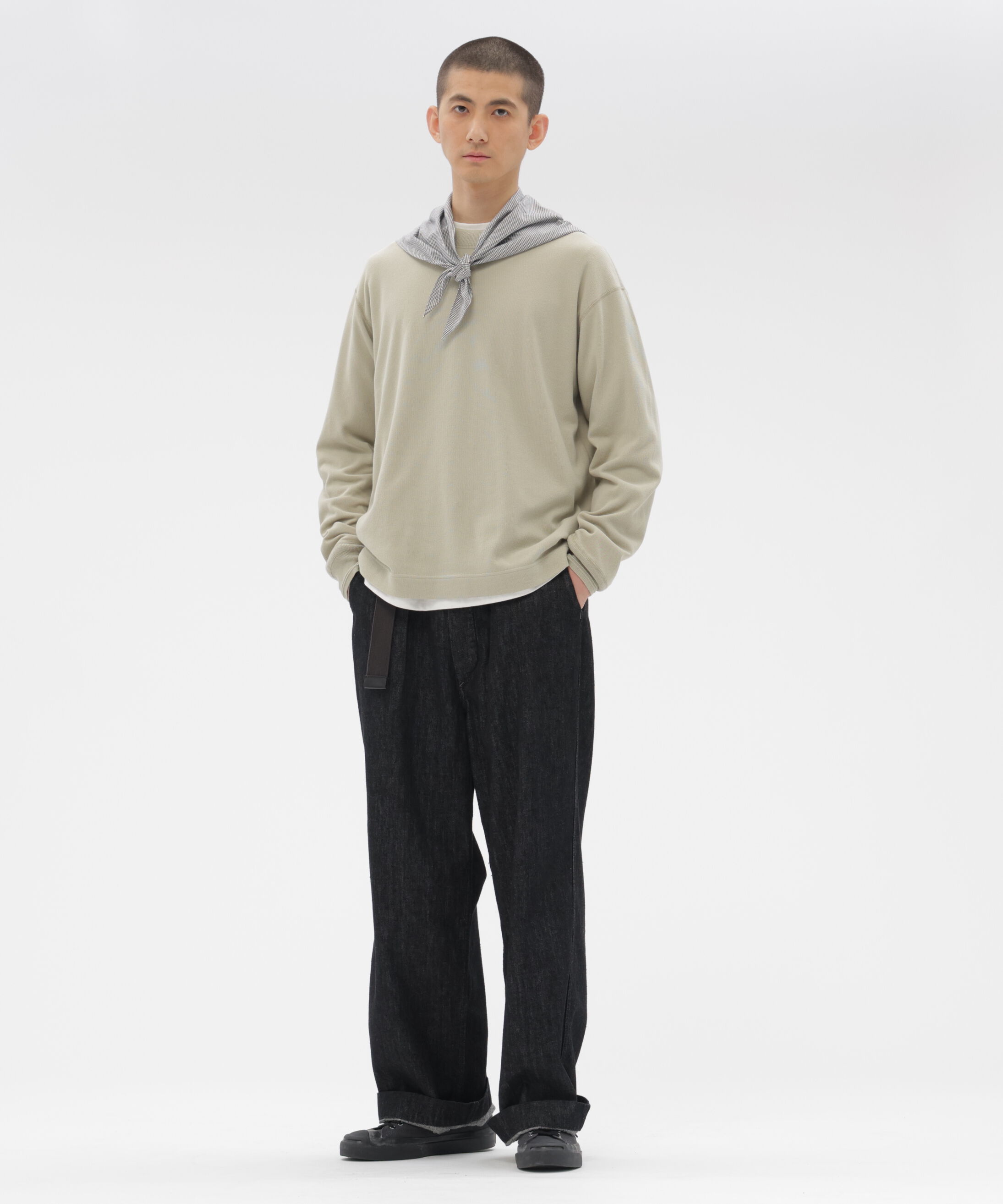 MHL.「FINE COTTON RIB JERSEY TOP」|Tシャツ・カットソー|