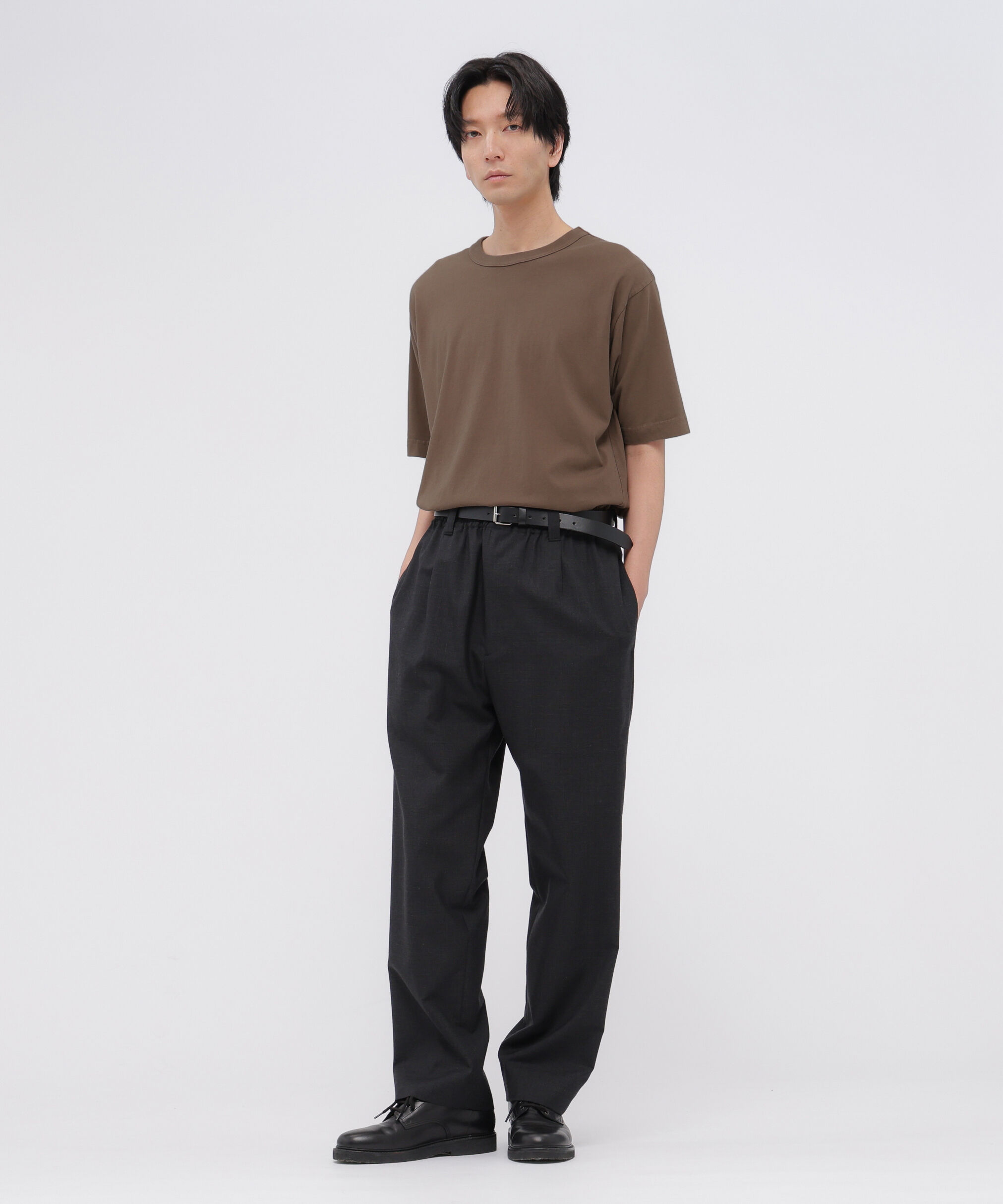 MHL.「FADED ROUGH COTTON JERSEY TOP」|Tシャツ・カットソー|
