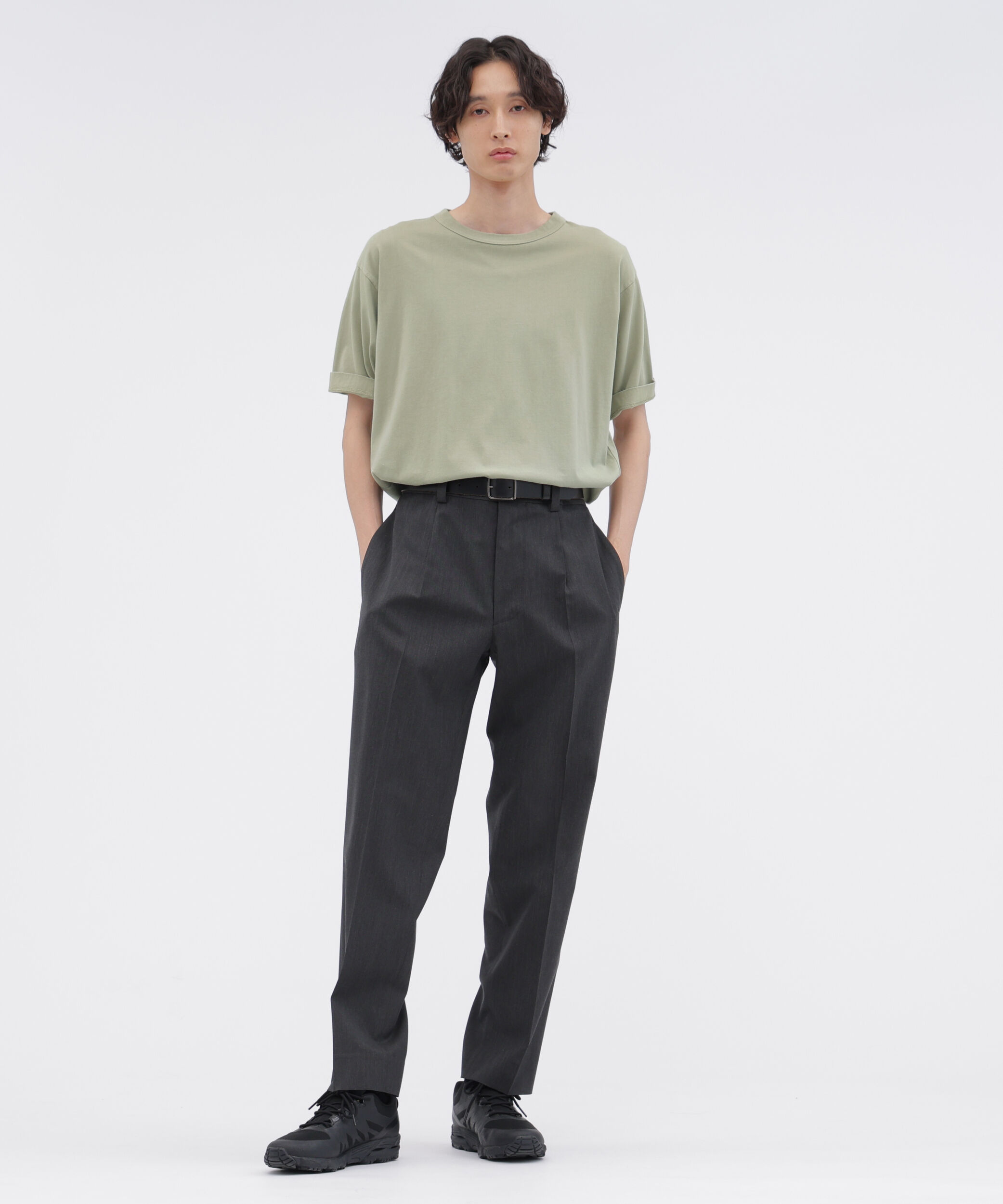 MHL.「FADED ROUGH COTTON JERSEY TOP」|Tシャツ・カットソー|