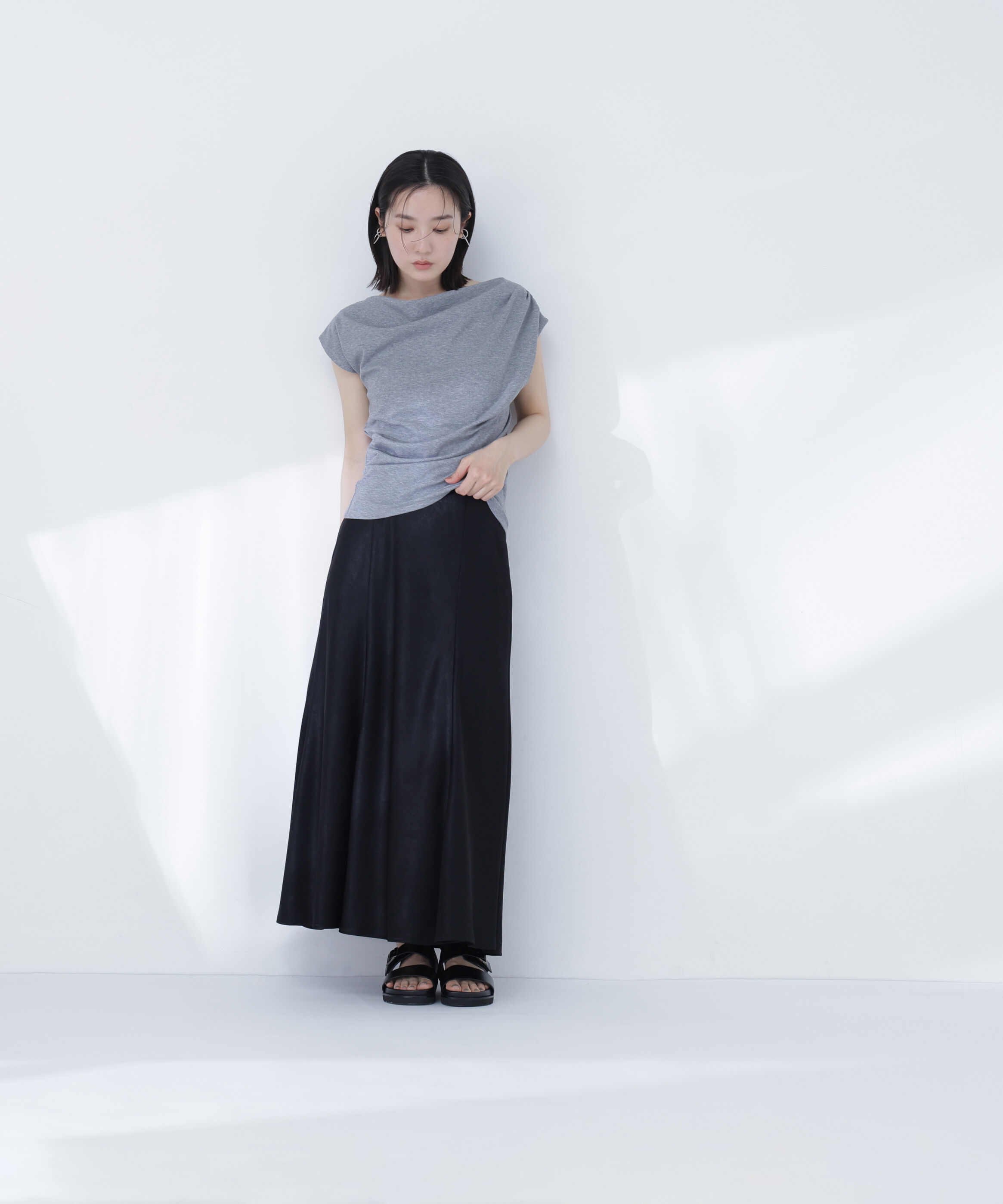  「ドレープカットソー」|Tシャツ・カットソー|