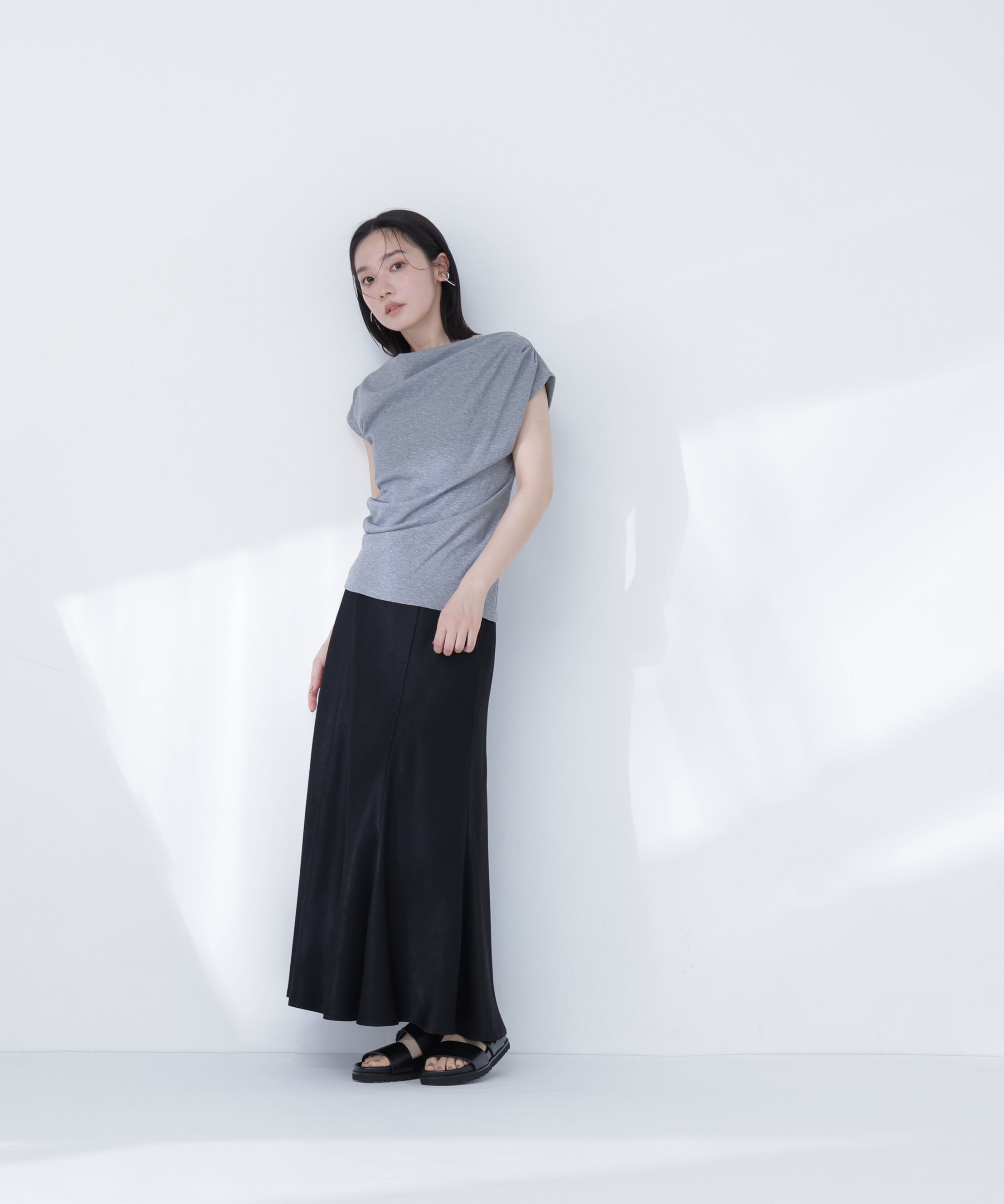  「ドレープカットソー」|Tシャツ・カットソー|