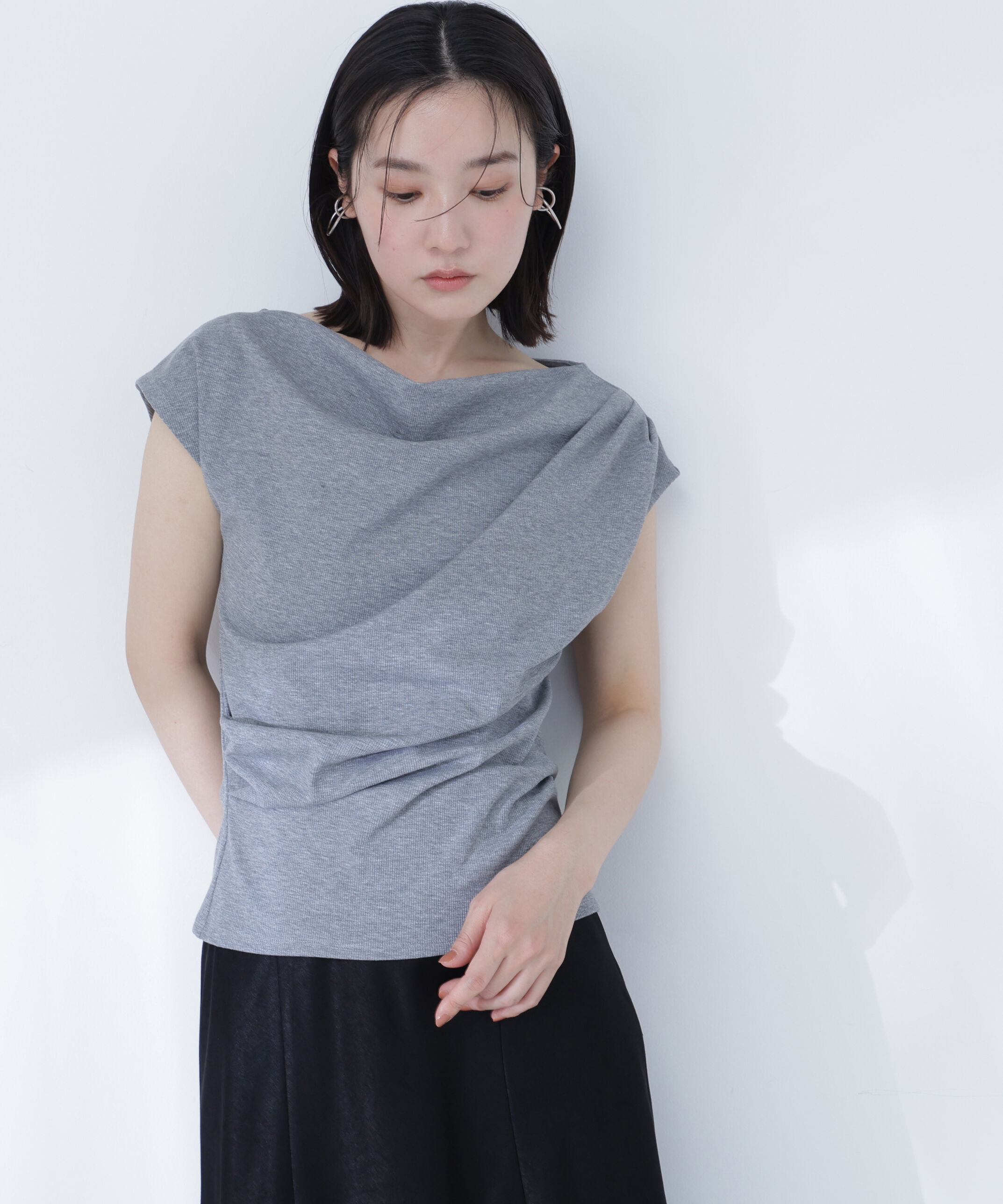  「ドレープカットソー」|Tシャツ・カットソー|