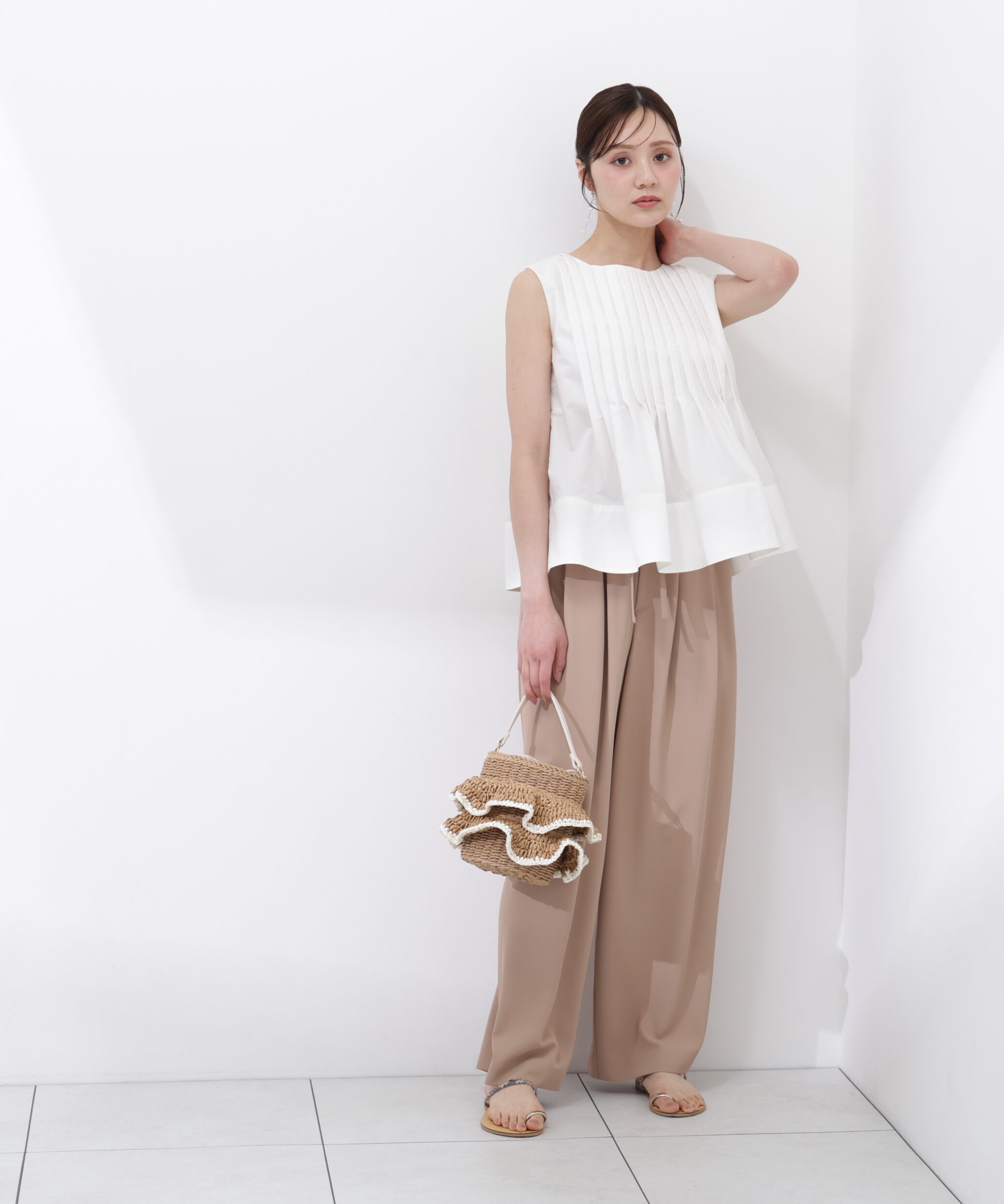 PROPORTION BODY DRESSING「＜中川紅葉さん着用＞フリルバケットバッグ」|その他|