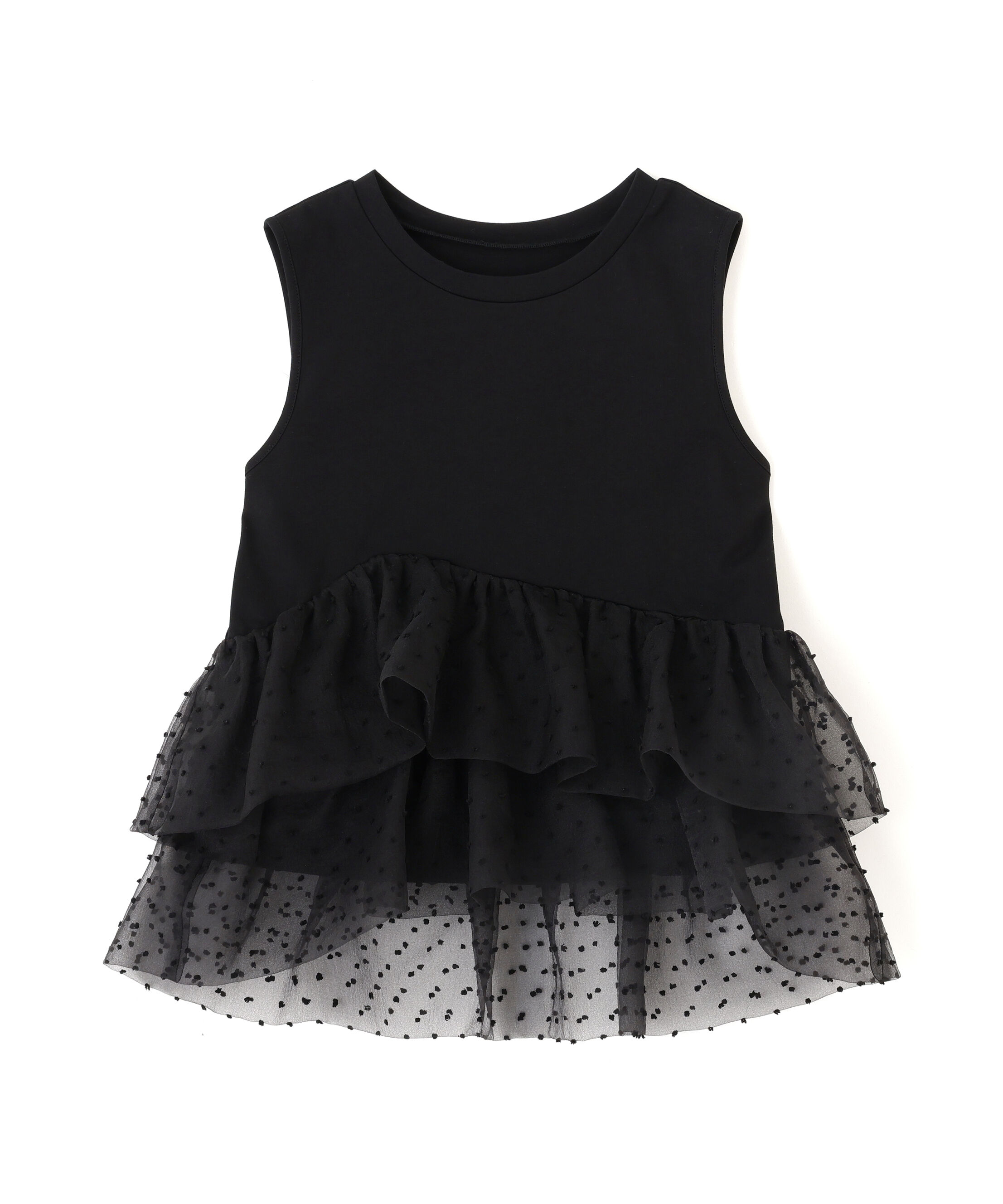 PROPORTION BODY DRESSING「＜EDIT COLOGNE＞ドットチュールカットソー」|Tシャツ・カットソー|
