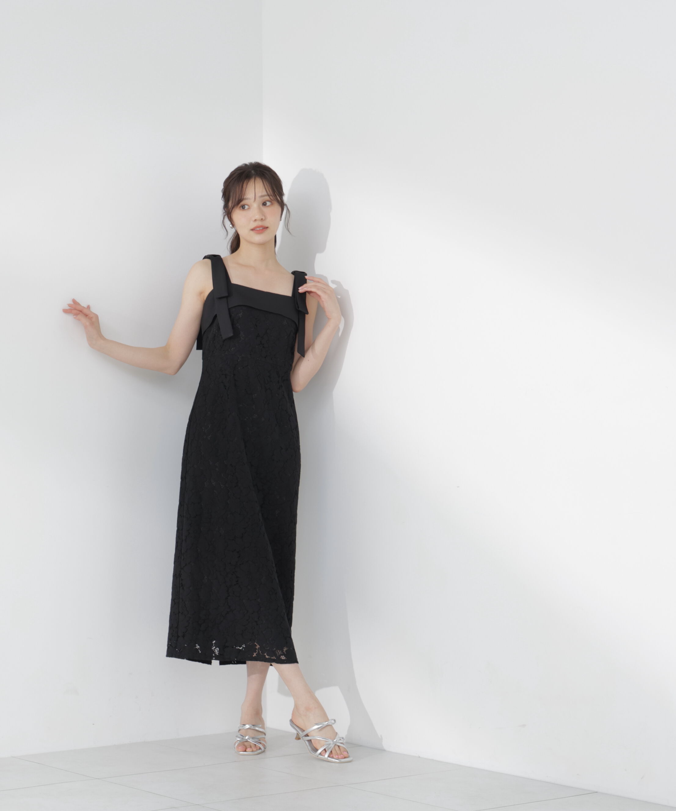 PROPORTION BODY DRESSING「リボン付きレースワンピース」|ワンピース|