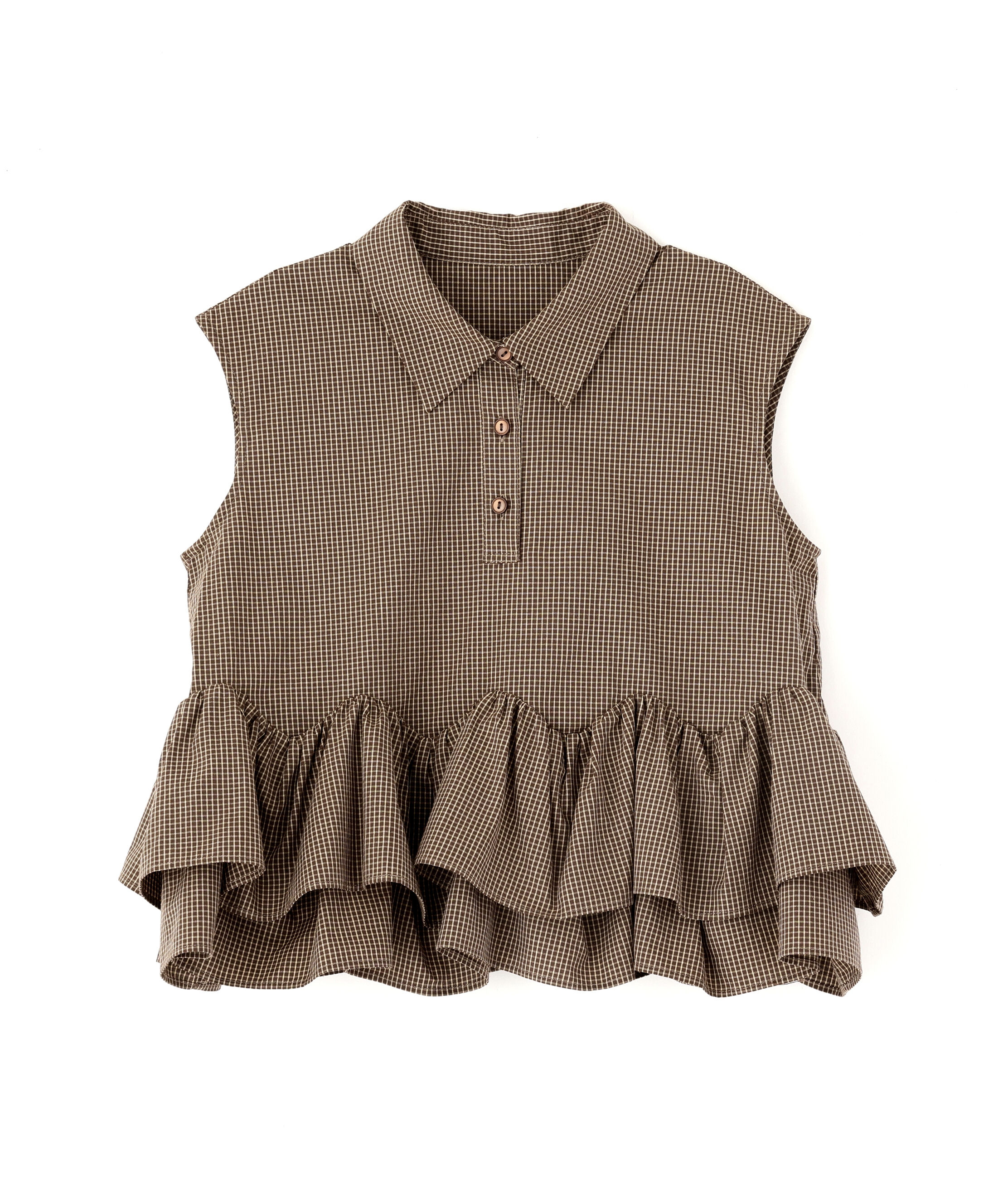 PROPORTION BODY DRESSING「＜a/mie＞フリルヘムブラウス」|シャツ・ブラウス|