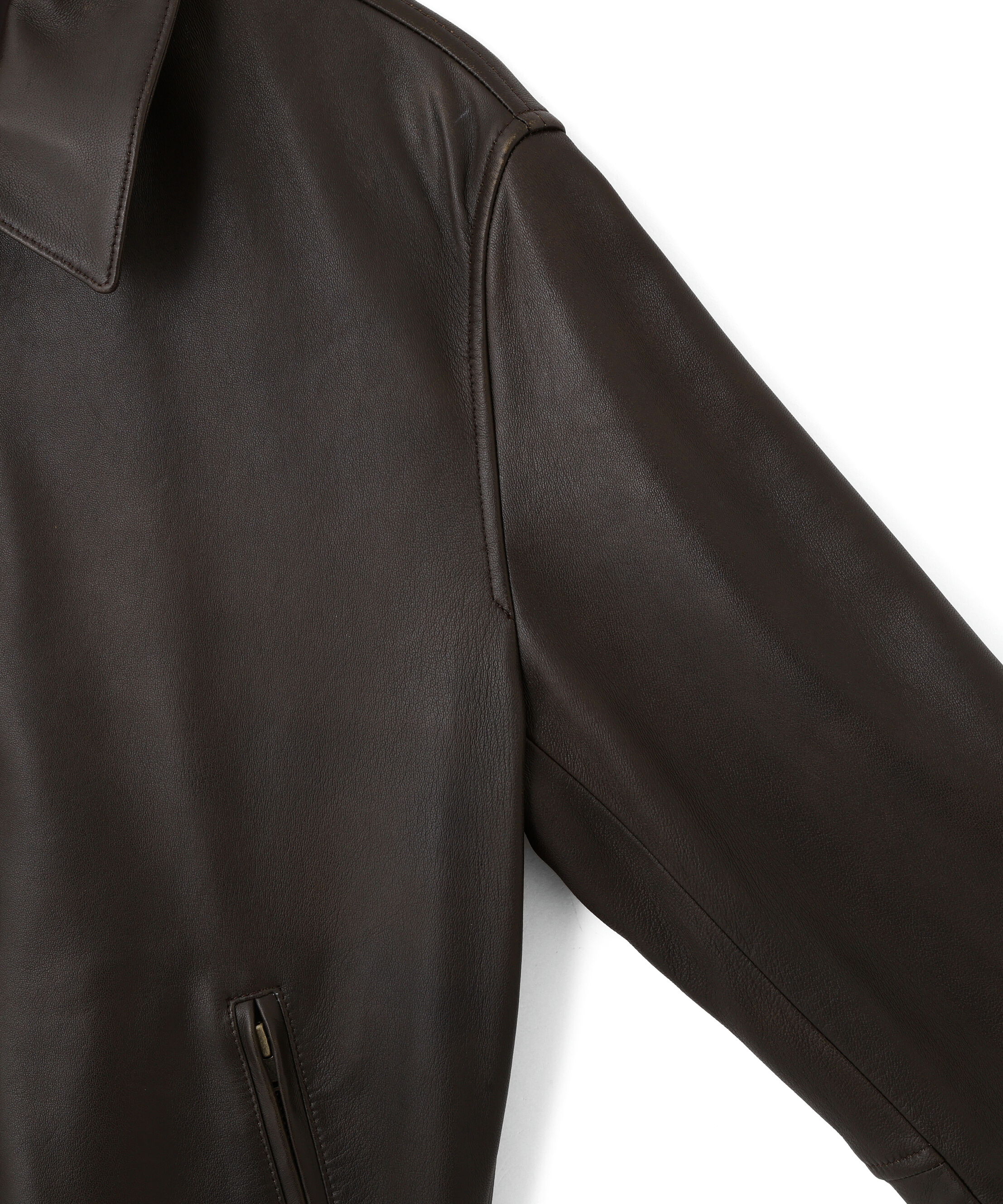 YLEVE 「YLEVE / SHEEP AVIATOR LEATHER JACKET」|ブルゾン・スタジャン|