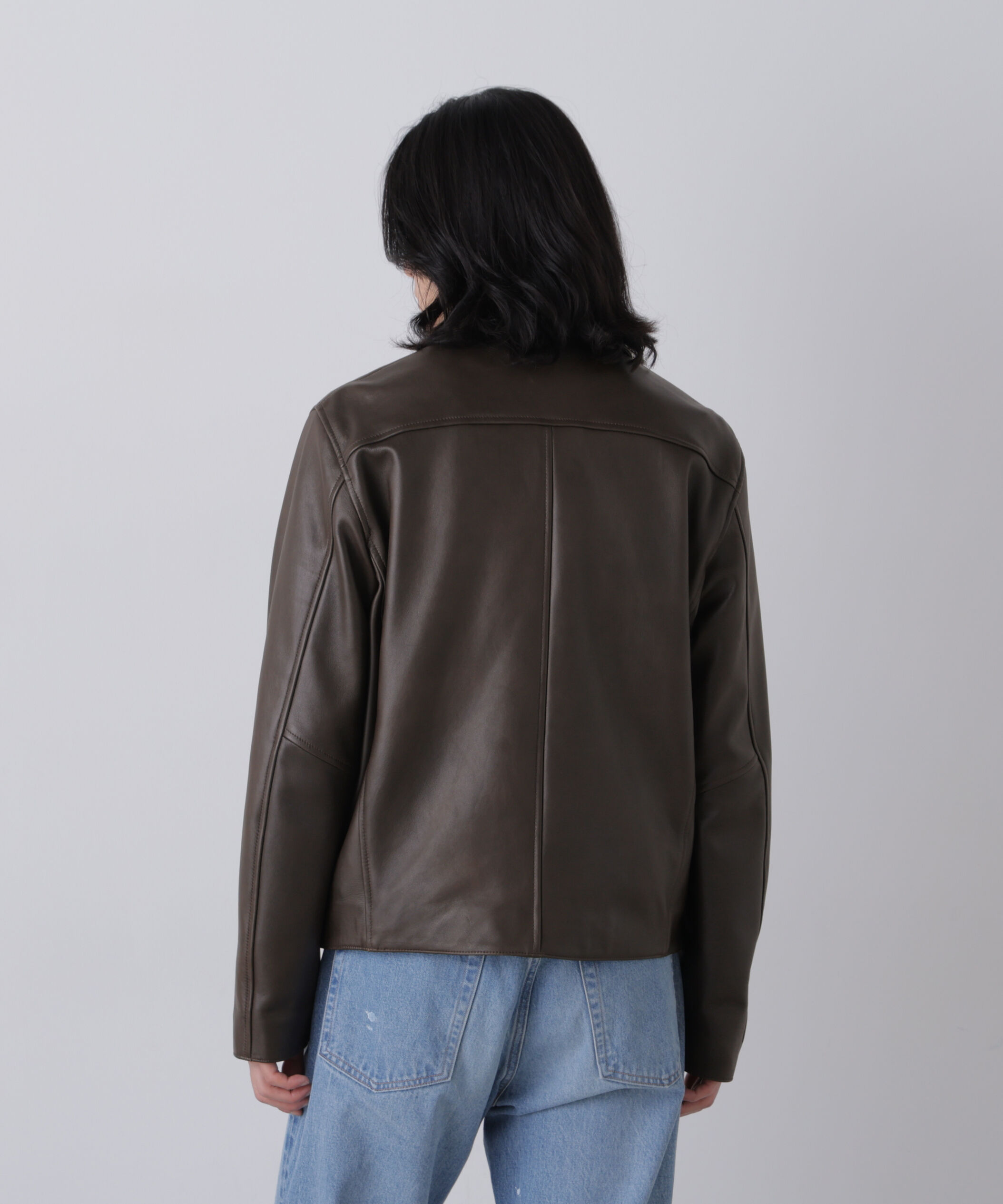 YLEVE 「YLEVE / SHEEP AVIATOR LEATHER JACKET」|ブルゾン・スタジャン|