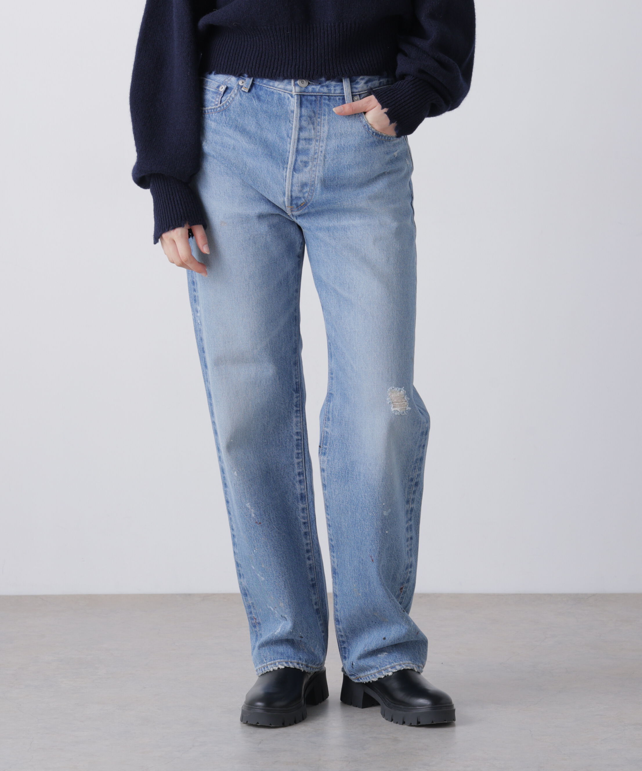 YLEVE 「YLEVE / [UNISEX] USED-FINISHED 13.5oz STRAIGHT DENIM」|その他|