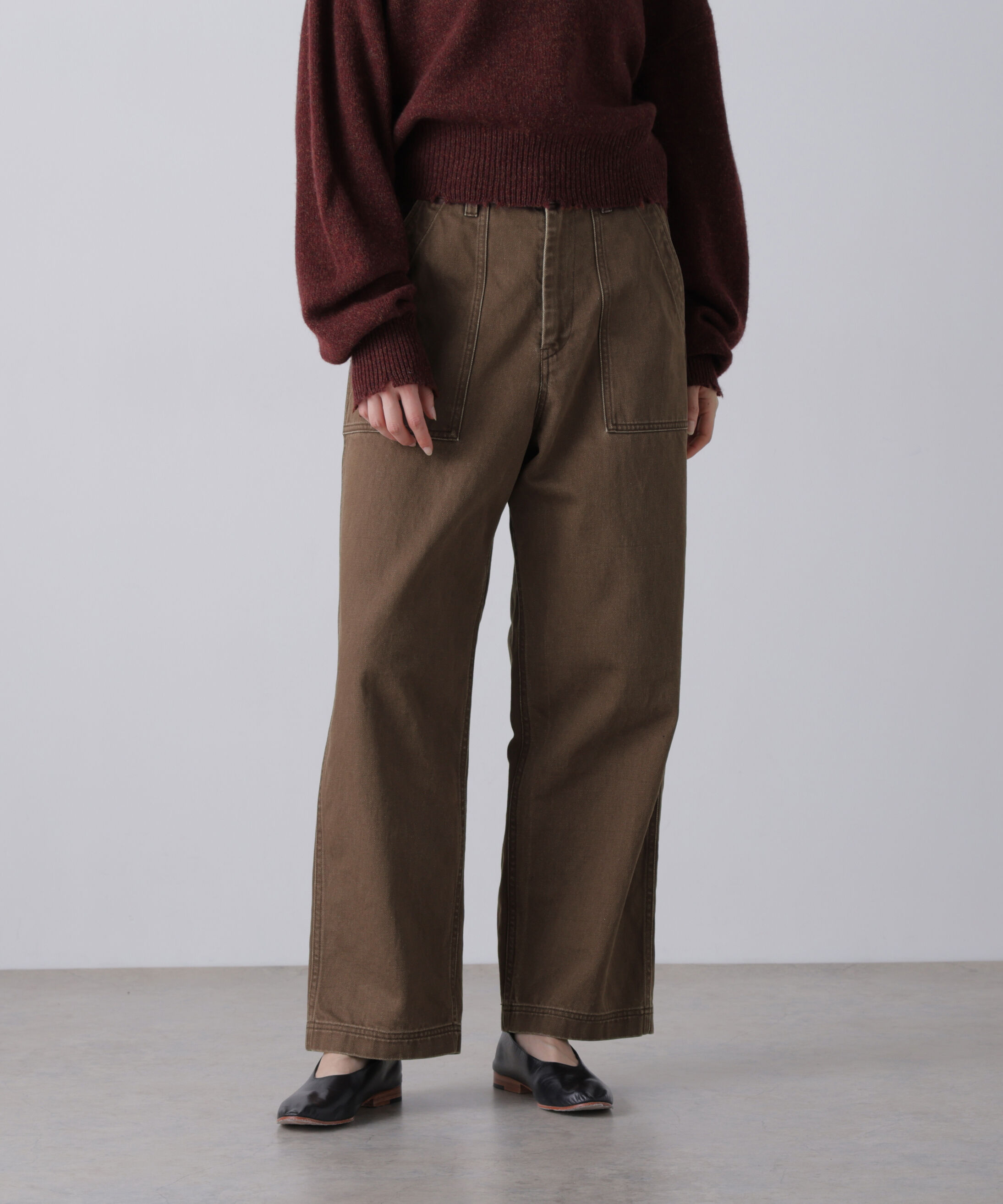 YLEVE 「YLEVE / SUN-FADED COTTON TWILL PANTS」|その他|