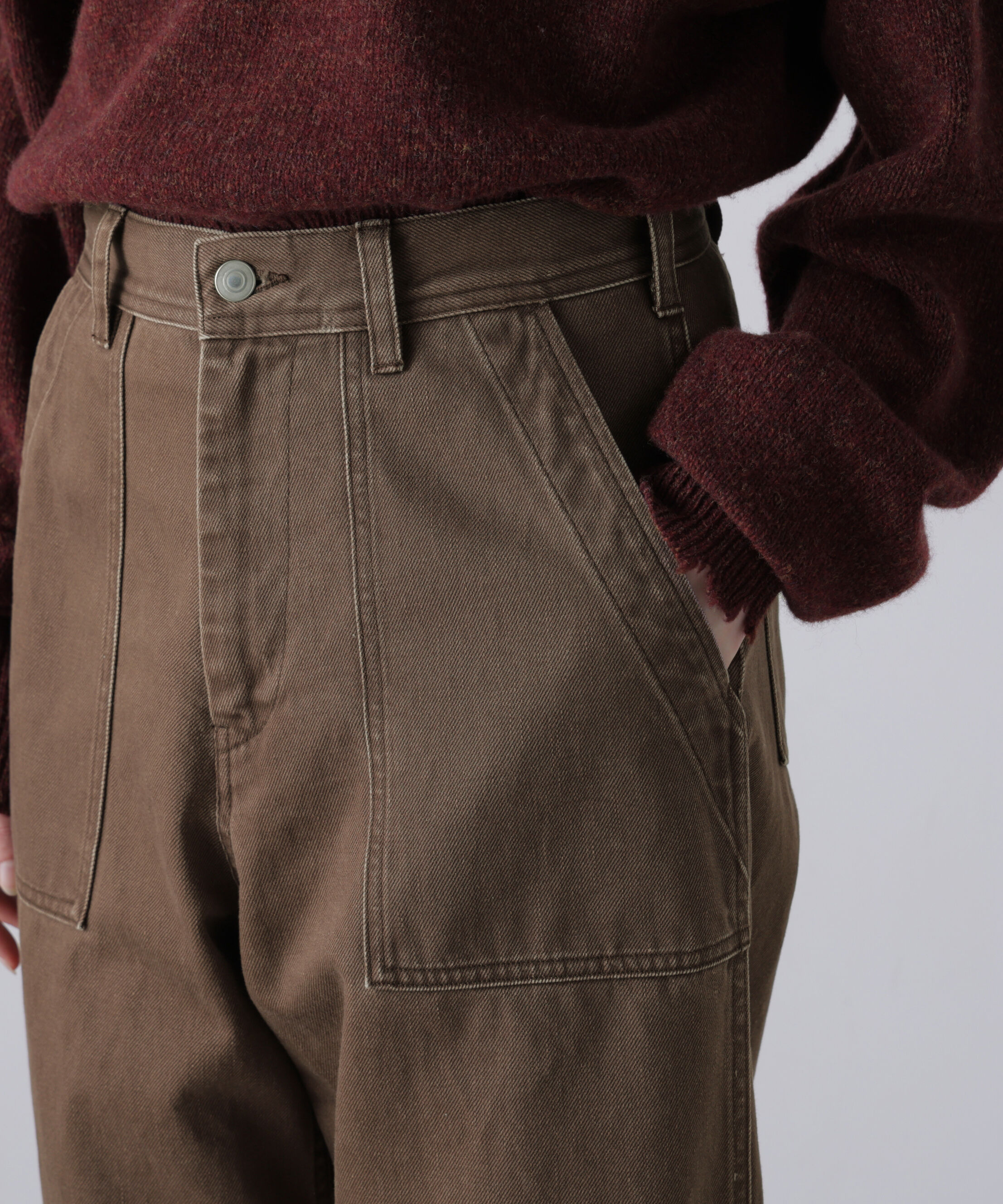 YLEVE 「YLEVE / SUN-FADED COTTON TWILL PANTS」|その他|