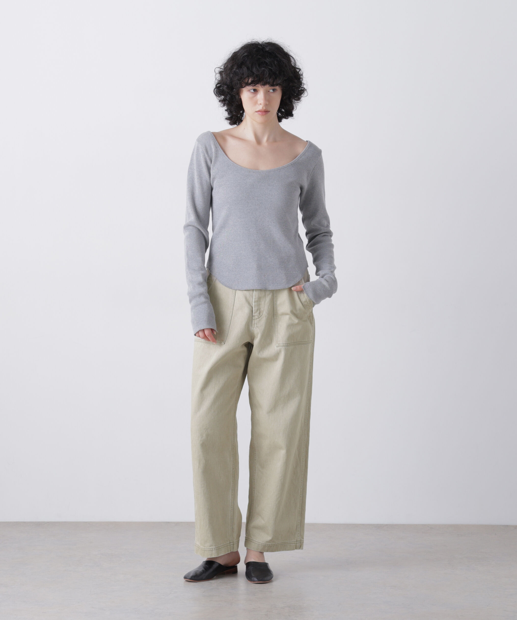 YLEVE 「YLEVE / SUN-FADED COTTON TWILL PANTS」|その他|