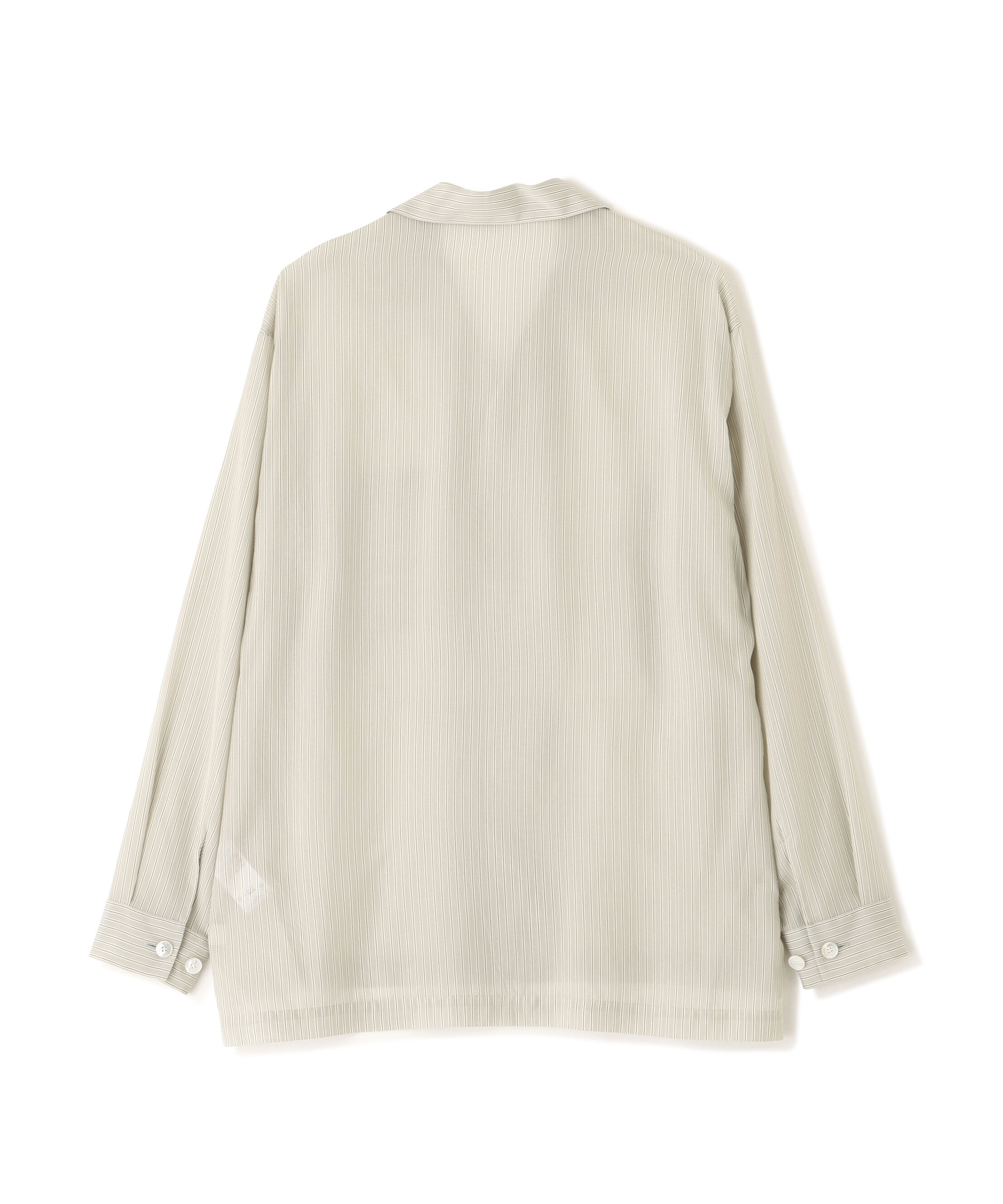 YLEVE 「YLEVE / ACETATE CUPRO STRIPE PJ SHIRT」|シャツ・ブラウス|