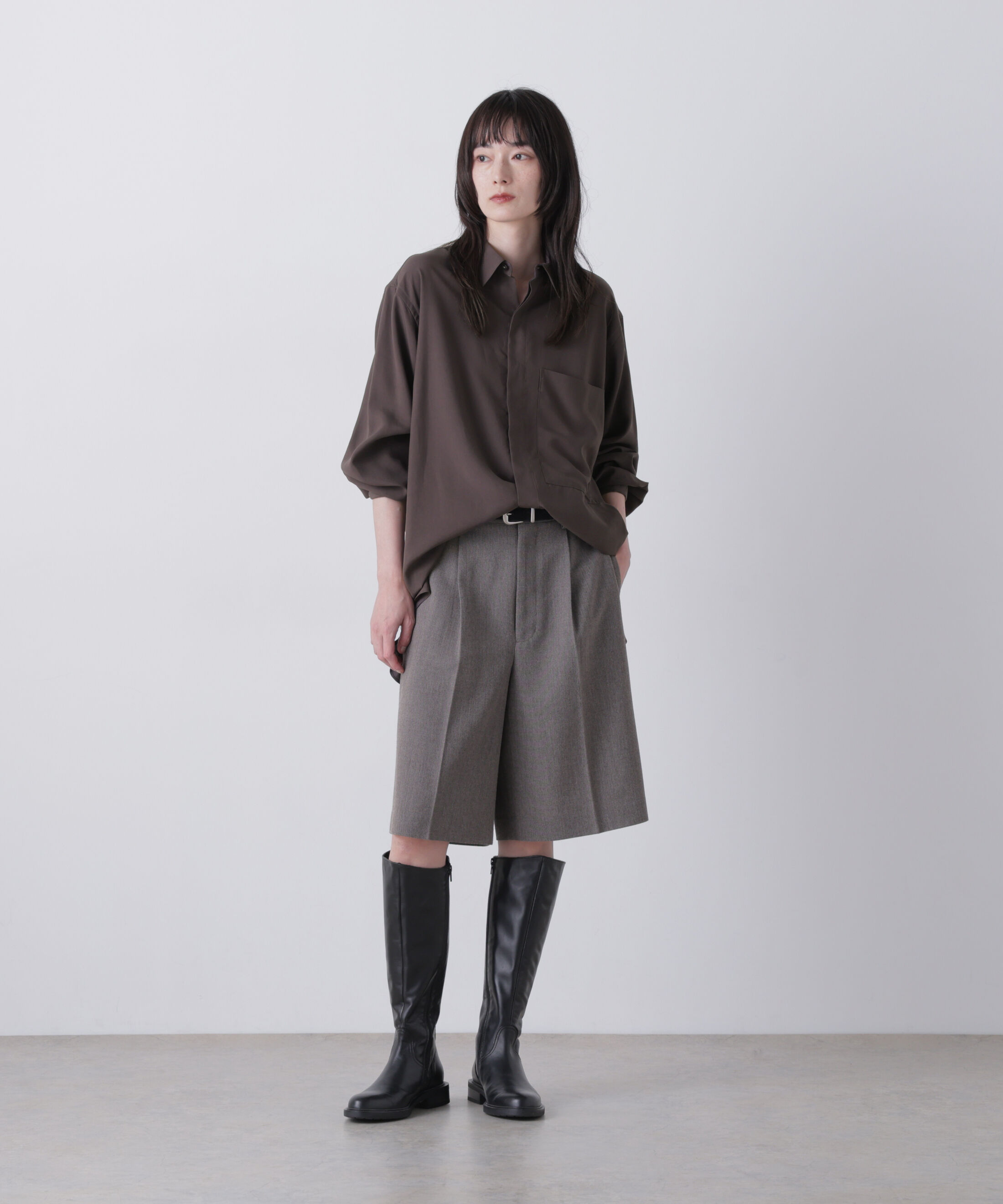 YLEVE 「YLEVE / LYOCELL BROADCLOTH BLOUSE」|シャツ・ブラウス|
