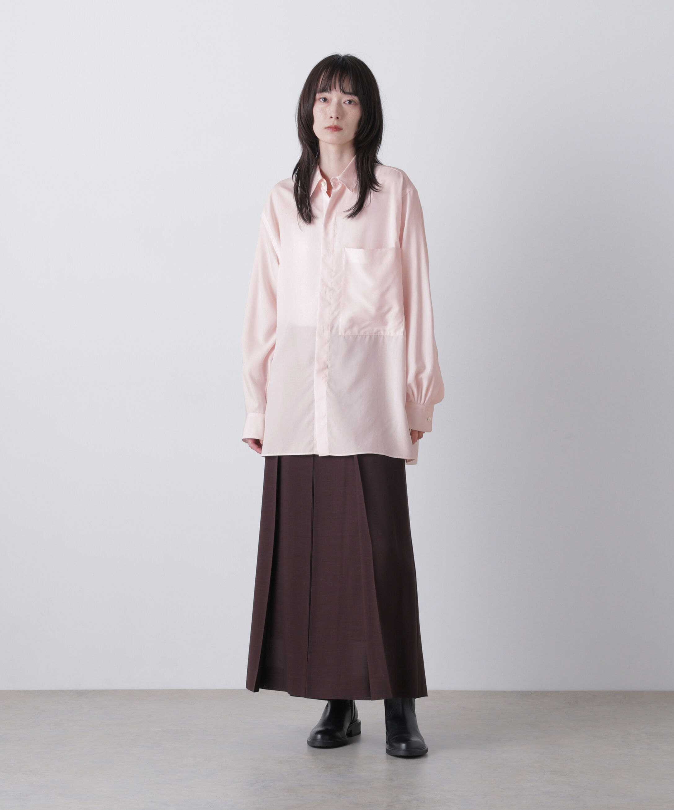 YLEVE 「YLEVE / LYOCELL BROADCLOTH BLOUSE」|シャツ・ブラウス|
