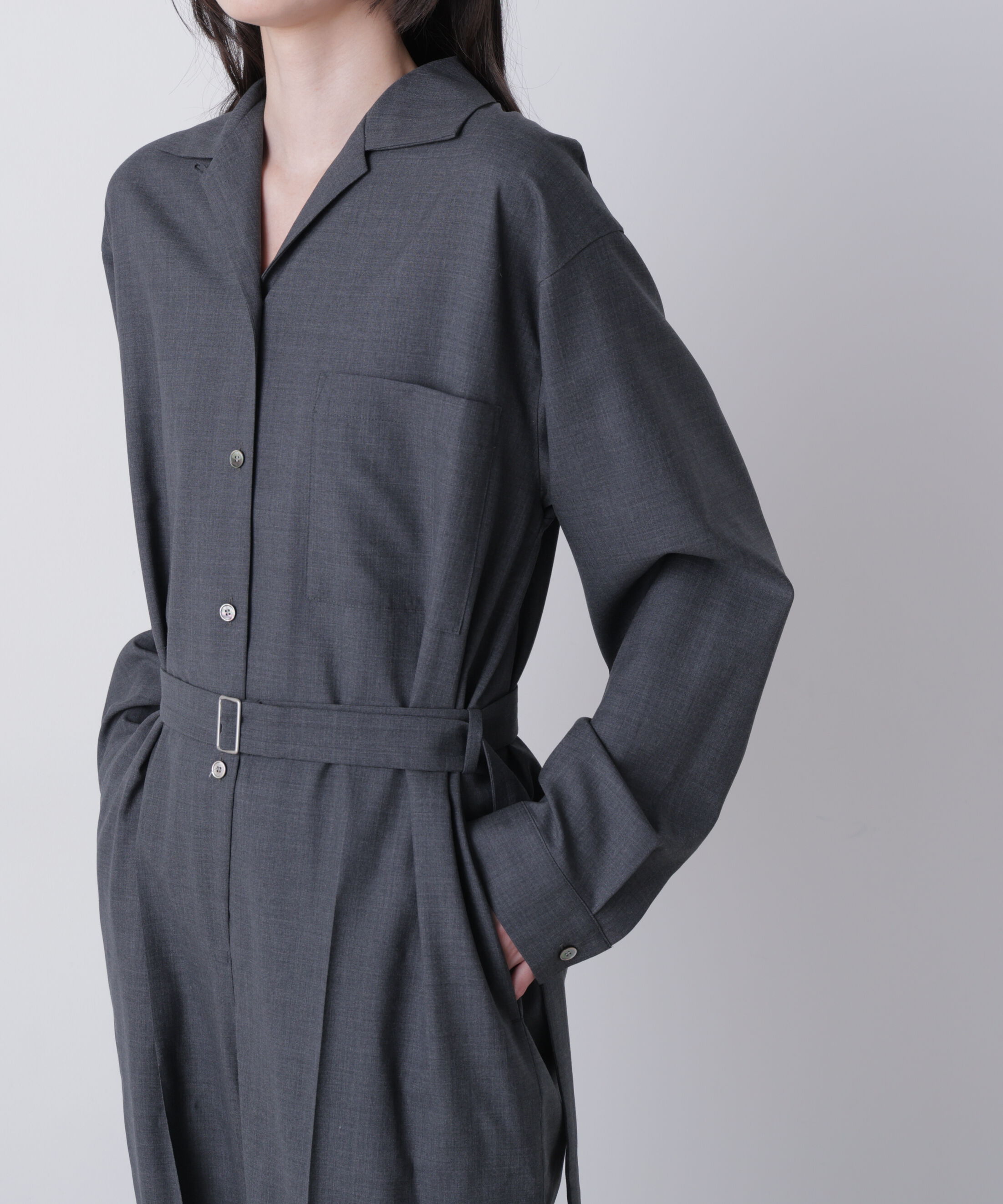 YLEVE 「YLEVE / SUPER 140&rsquo;s WOOL TROPICAL ALL-IN-ONE」|ワンピース|