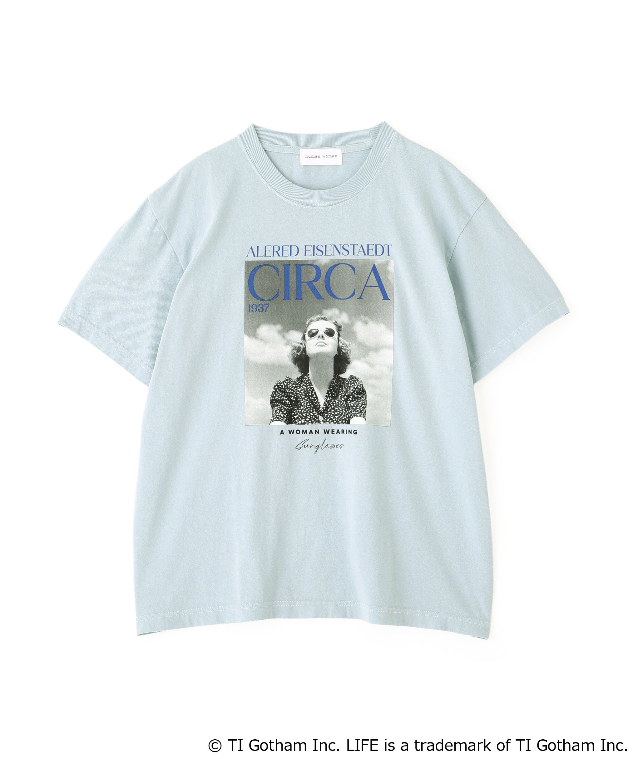  「ＬＩＦＥコラボフォトＴシャツ　サングラス」|Tシャツ・カットソー|