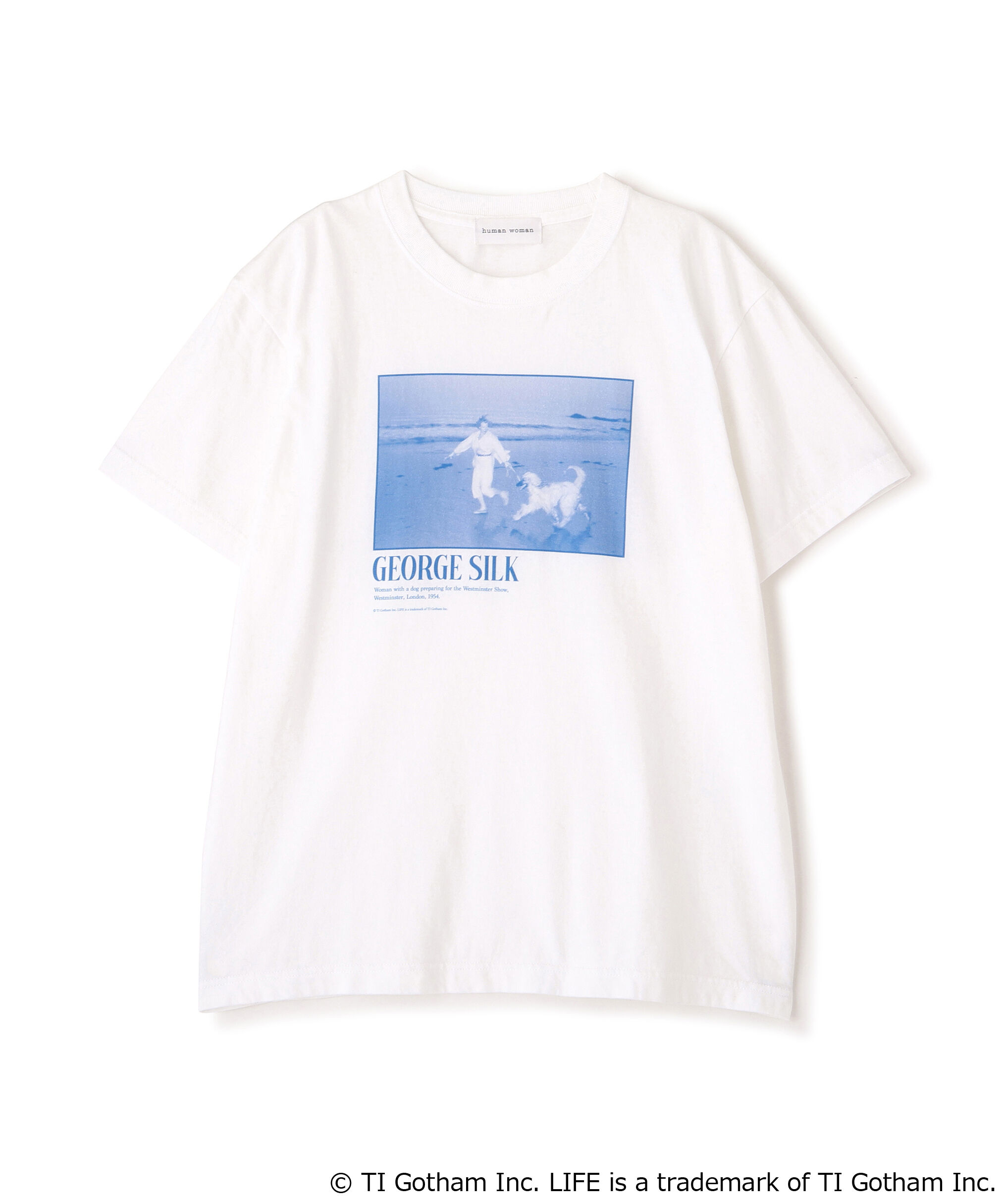  「ＬＩＦＥコラボフォトＴシャツ　ドッグ」|Tシャツ・カットソー|