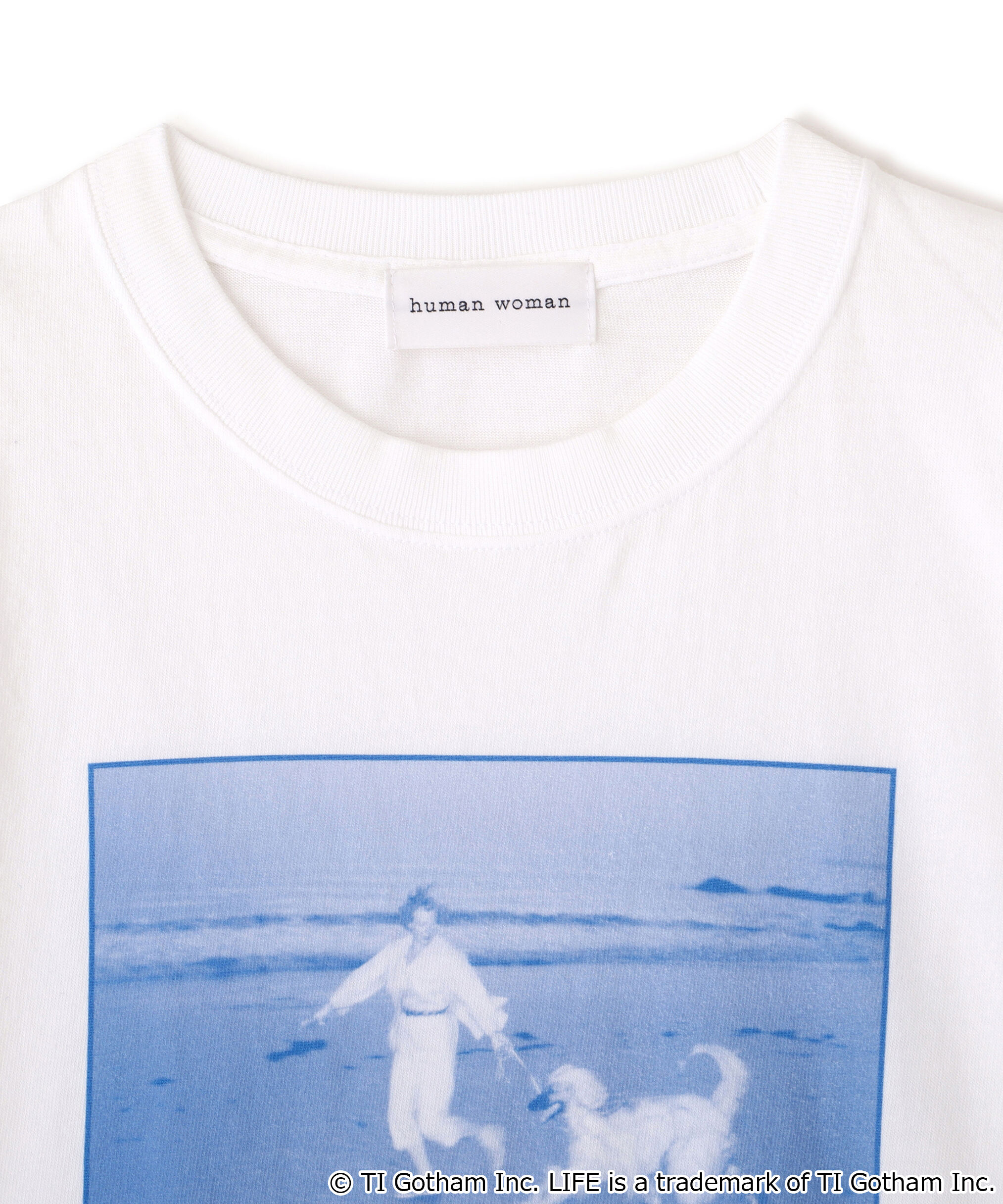  「ＬＩＦＥコラボフォトＴシャツ　ドッグ」|Tシャツ・カットソー|