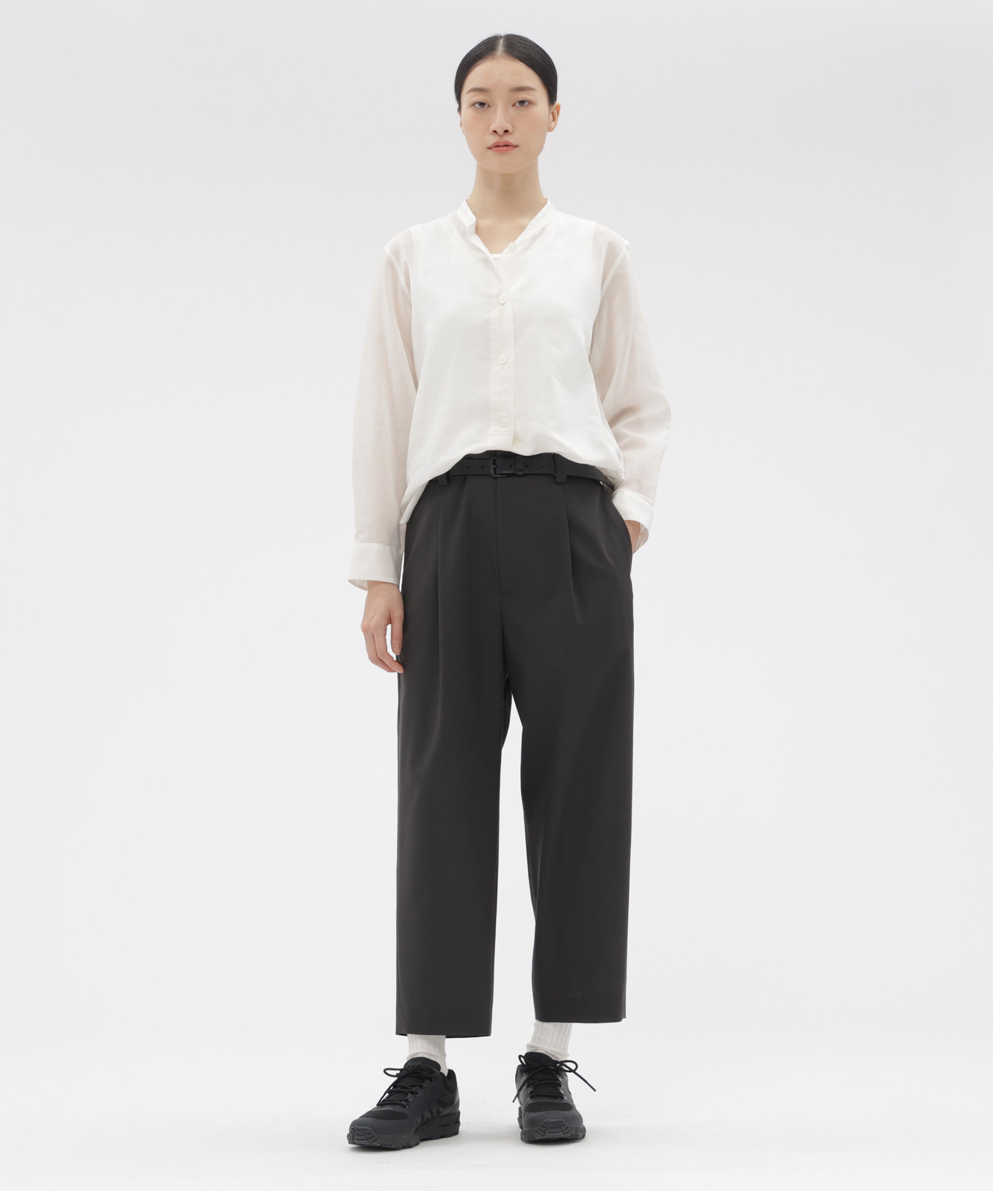  「COTTON SILK STRIPE SHIRT」|シャツ・ブラウス|