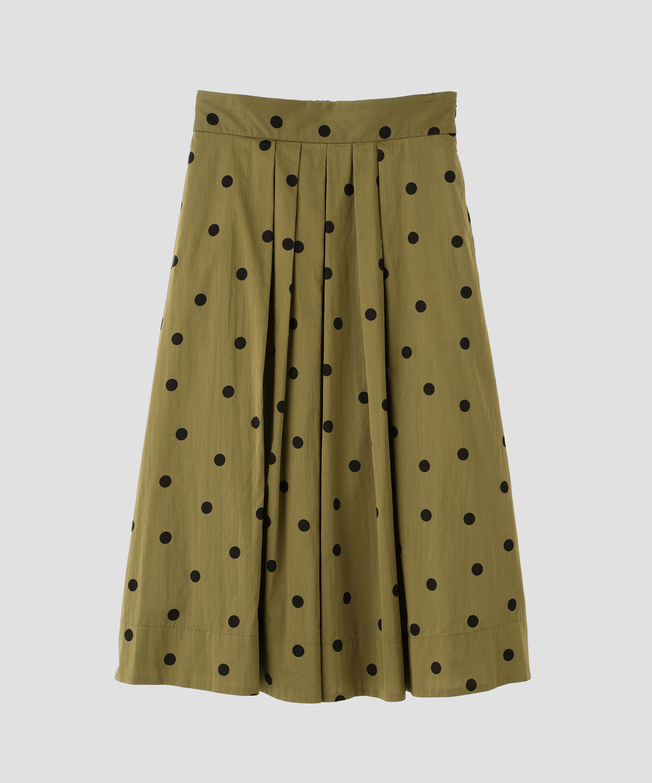  「POLKA DOT COTTON POPLIN SKIRT」|スカート|