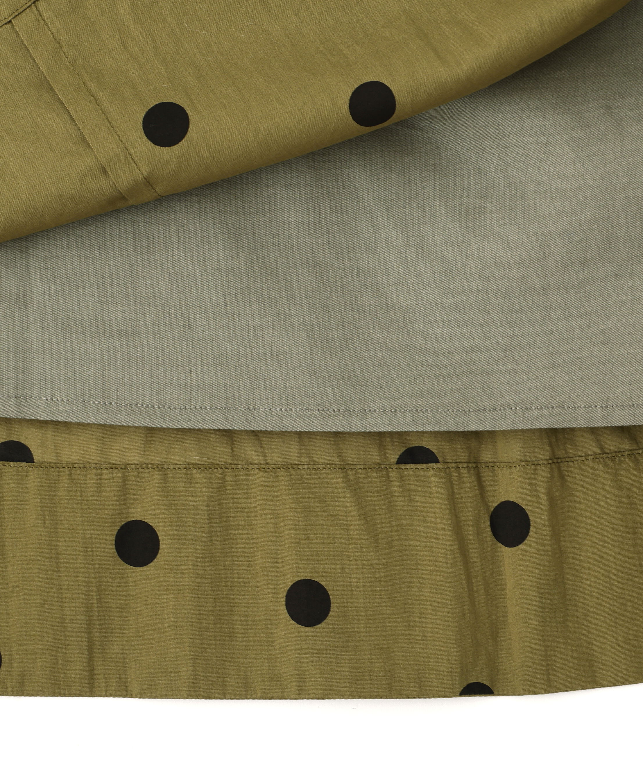  「POLKA DOT COTTON POPLIN SKIRT」|スカート|