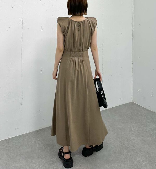 archives「Ｖネックバルーンノースリワンピース」|ワンピース|