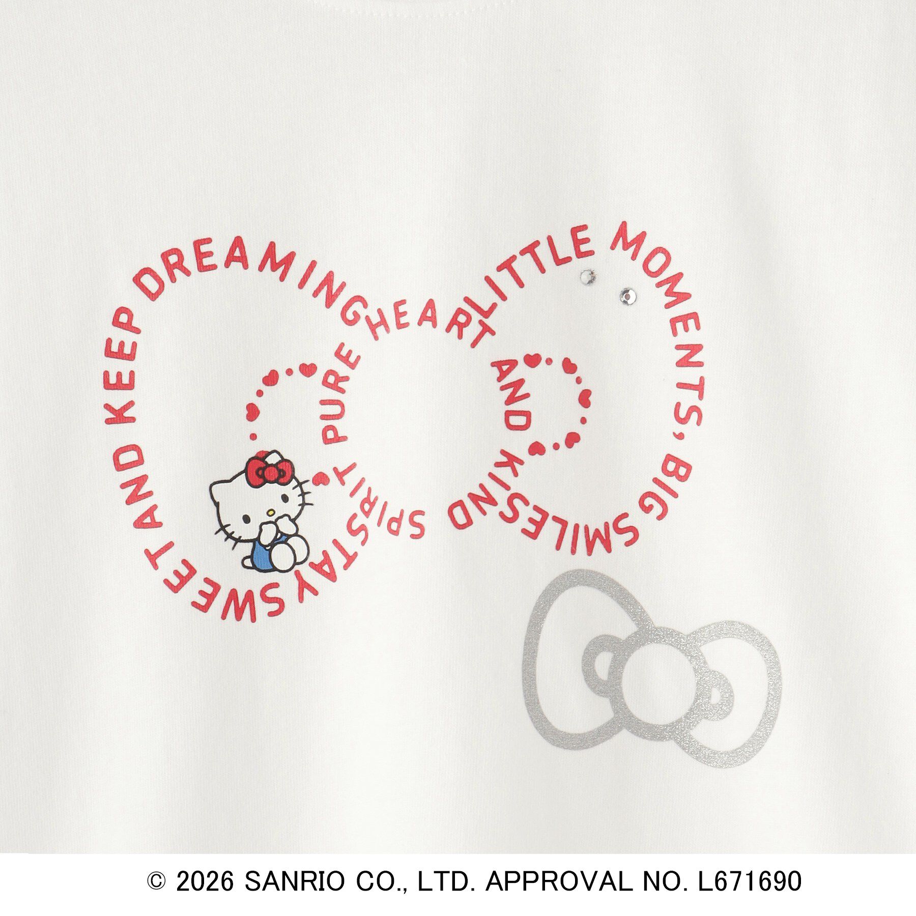 SHOO･LA･RUE「【サンリオキャラクターズ】レースアップデザインTシャツ」|Tシャツ・カットソー|