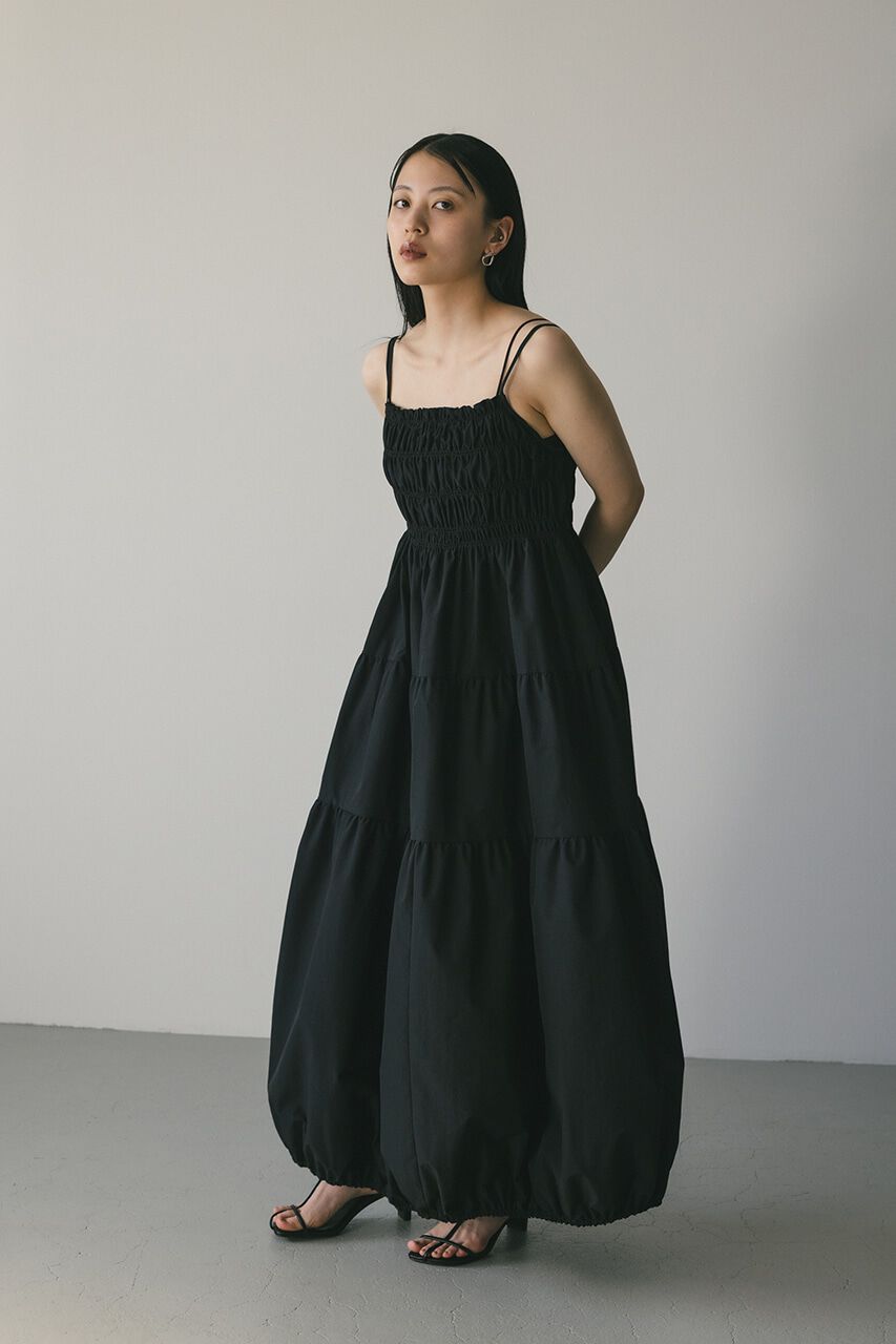 STYLEMIXER「シャーリングバルーンキャミワンピース」|ワンピース|