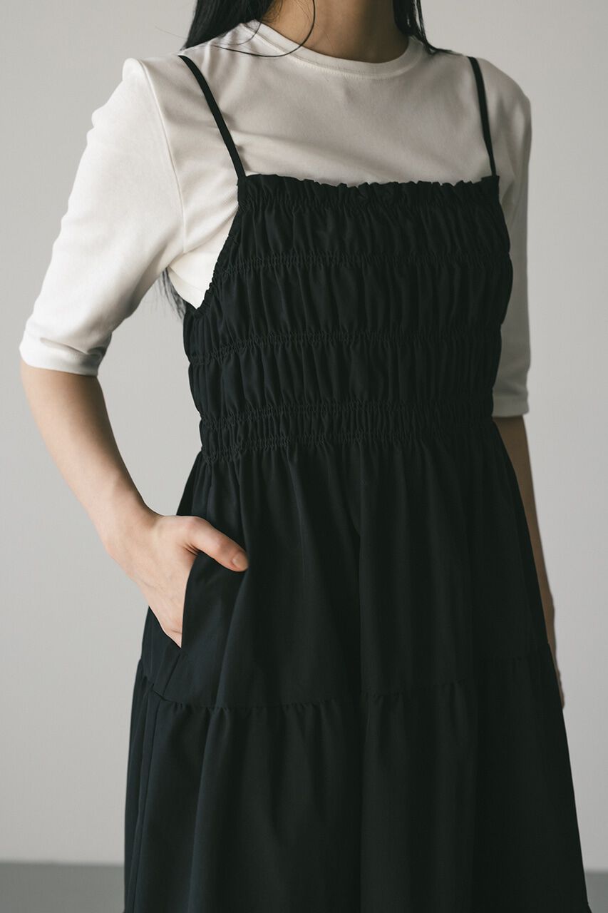 STYLEMIXER「シャーリングバルーンキャミワンピース」|ワンピース|