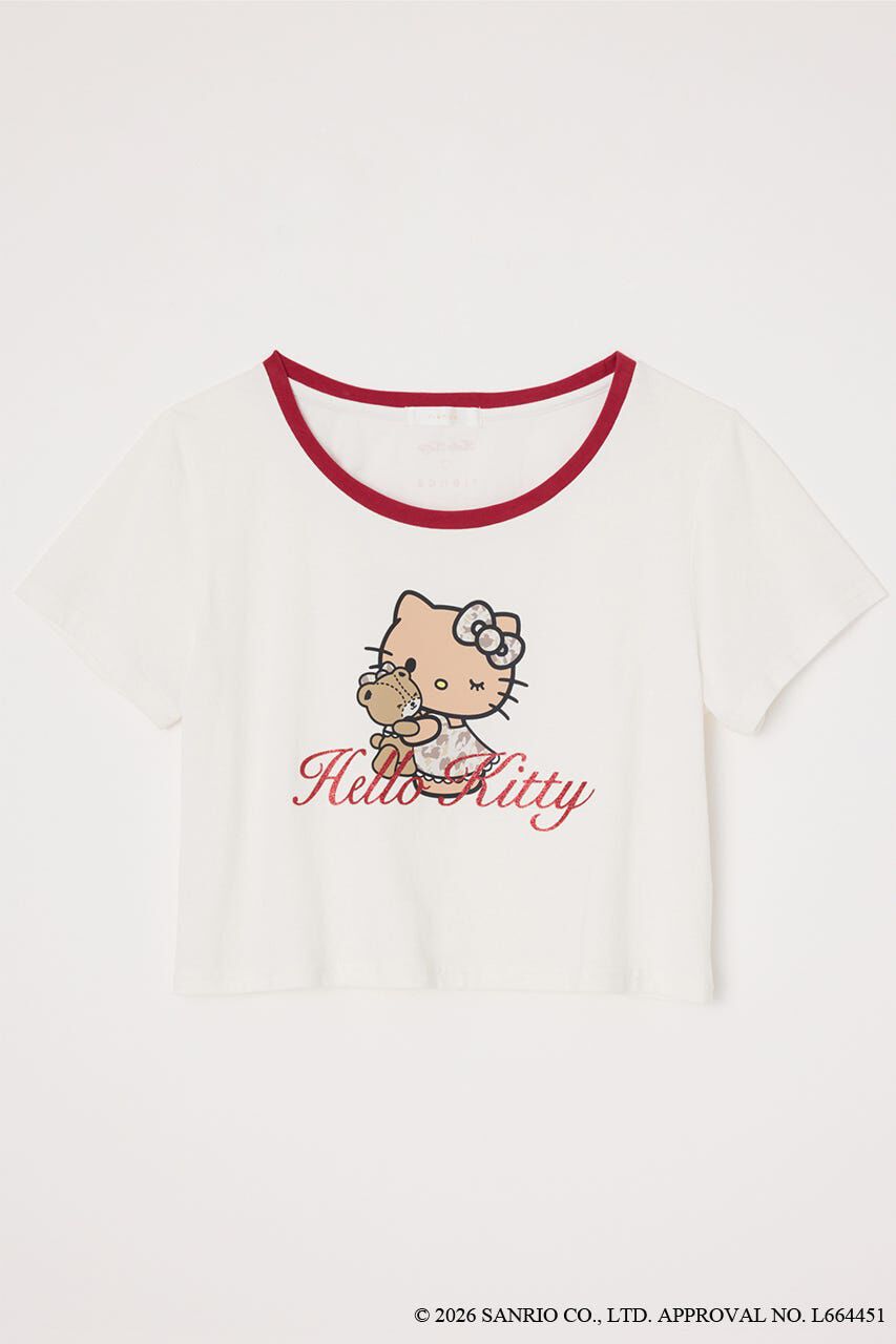 rienda「グリッターロゴミニTシャツ」|Tシャツ・カットソー|