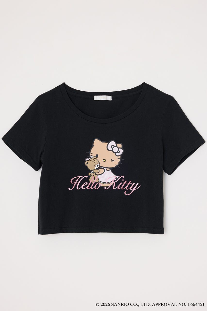 rienda「グリッターロゴミニTシャツ」|Tシャツ・カットソー|
