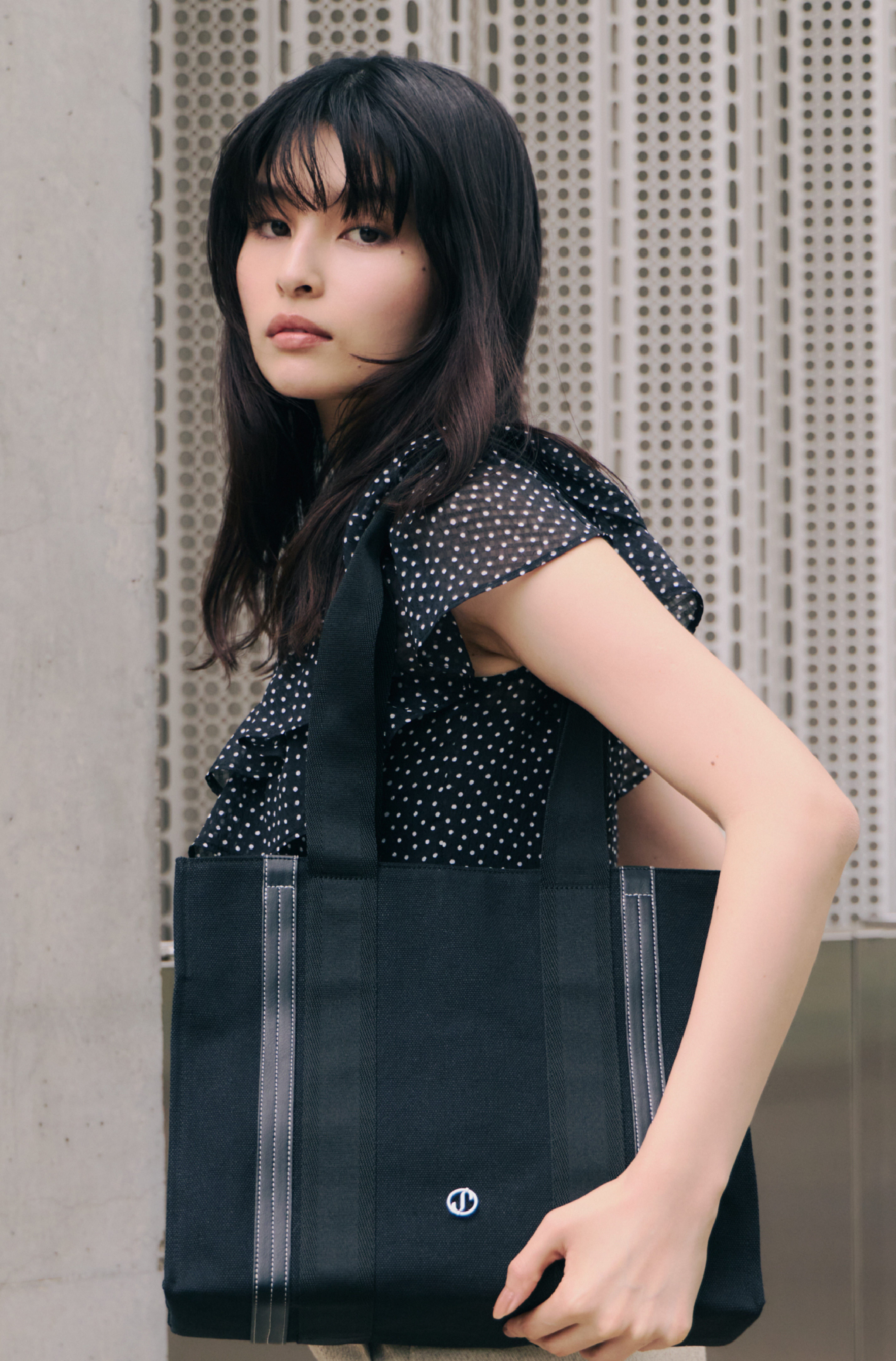 SLY「THONG TRIMMED CANVAS バッグ」|その他|BLK
