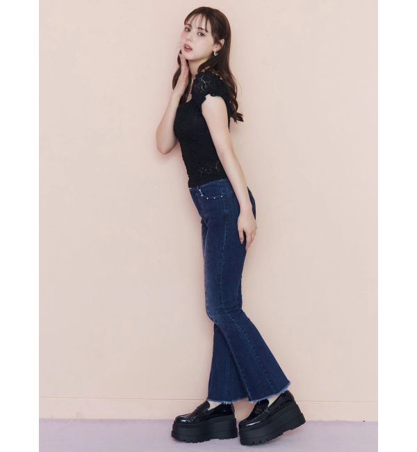 CALNAMUR「スタイルアップフレアデニムパンツ」|その他|