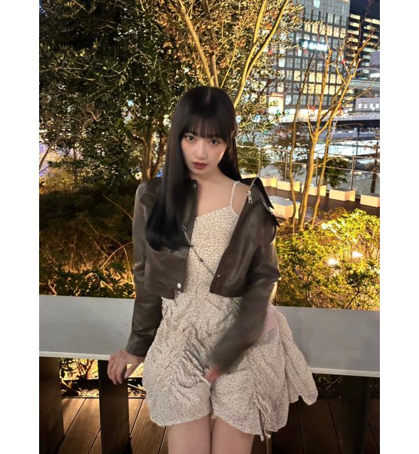 dazzlin「ギャザーリボンミニワンピース」|ワンピース|