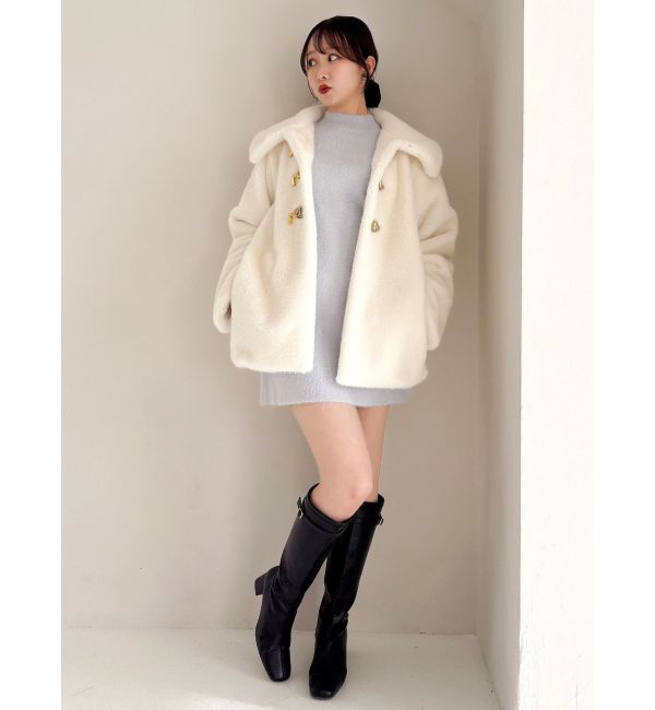 dazzlin「【WEB限定】オープンショルダーミニワンピース」|ワンピース|