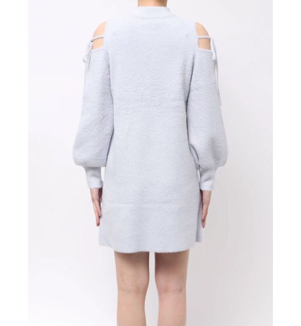 dazzlin「【WEB限定】オープンショルダーミニワンピース」|ワンピース|