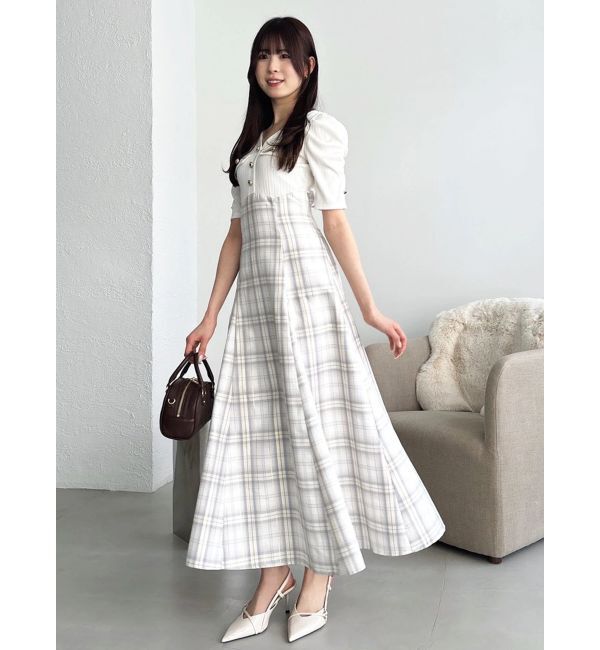 dazzlin「フロントボタンコルセットワンピース」|ワンピース|
