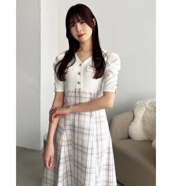 dazzlin「フロントボタンコルセットワンピース」|ワンピース|